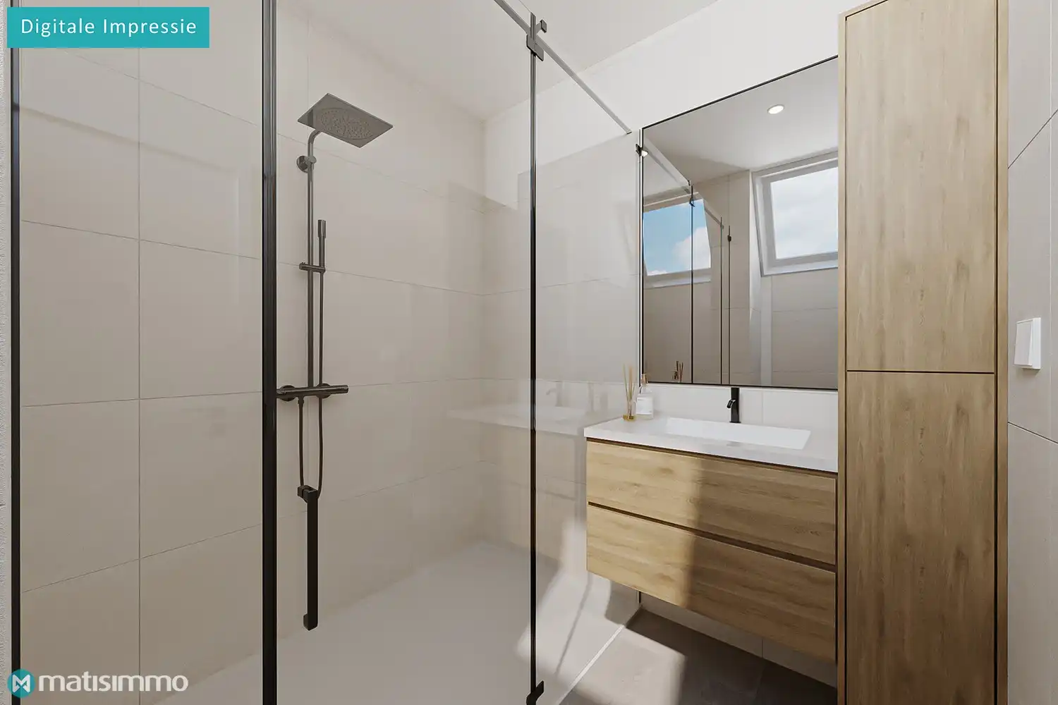 INSTAPKLAAR DUPLEXAPPARTEMENT MET GARAGEBOX EN KELDERBERGING NABIJ CENTRUM BILZEN foto 8