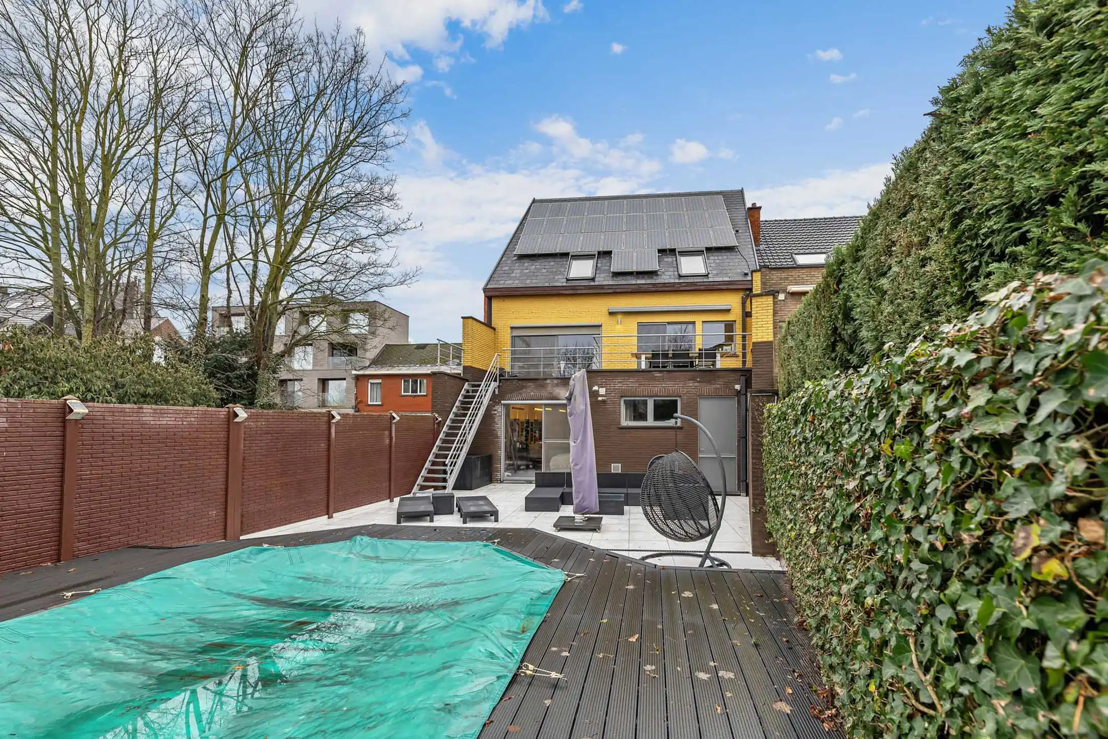 Woonst met 4 slpks en verwarmd zwembad in Erembodegem foto 11