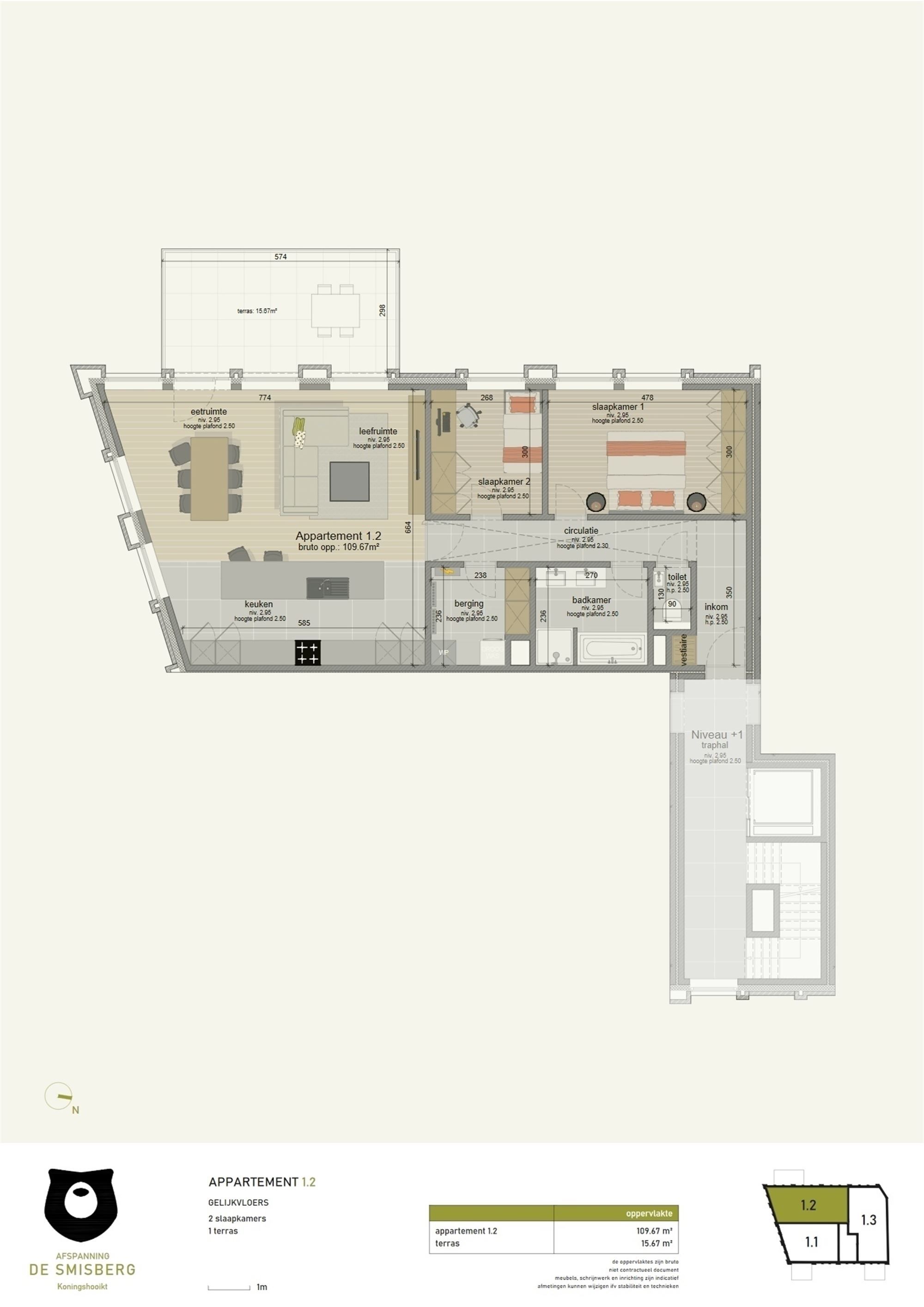 Nieuwbouwappartement op het eerste verdiep met twee slaapkamer foto 5