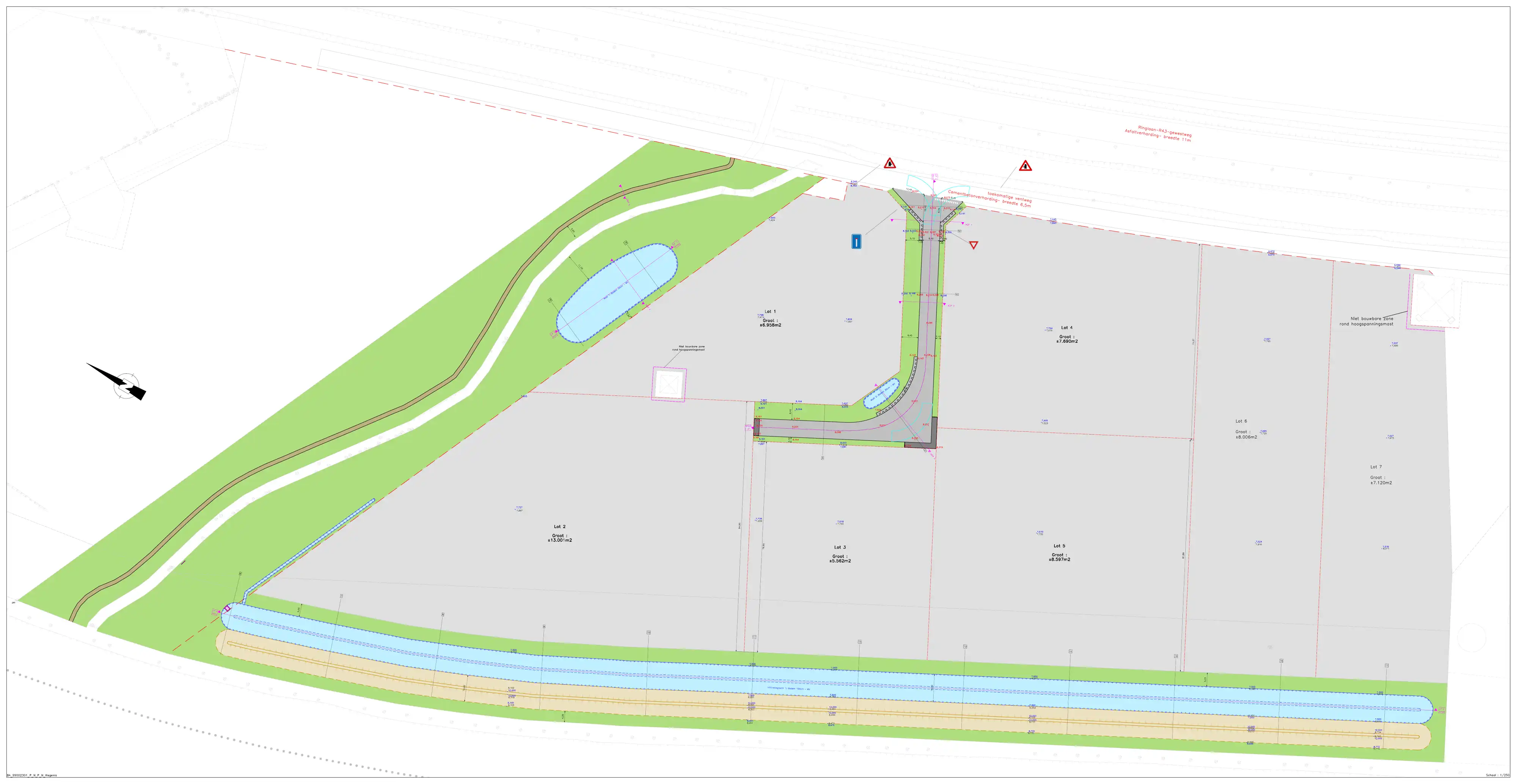 Industriegrond 5.563 m² te koop – Ringlaan, Eeklo (Lot 3) foto {{pictureIndex}}