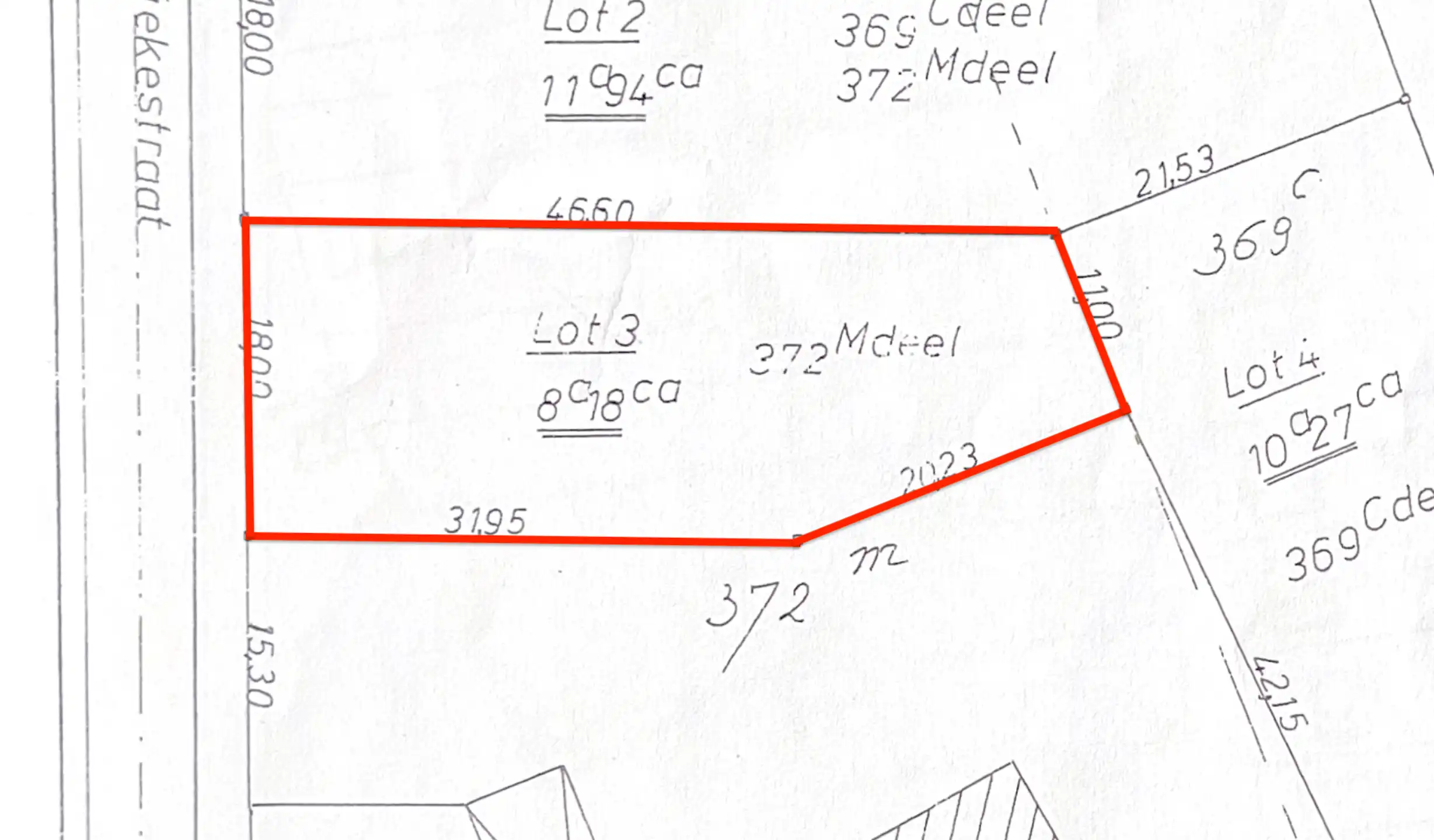 Open bouwgrond op 8a18ca in het landelijke Hees foto 2