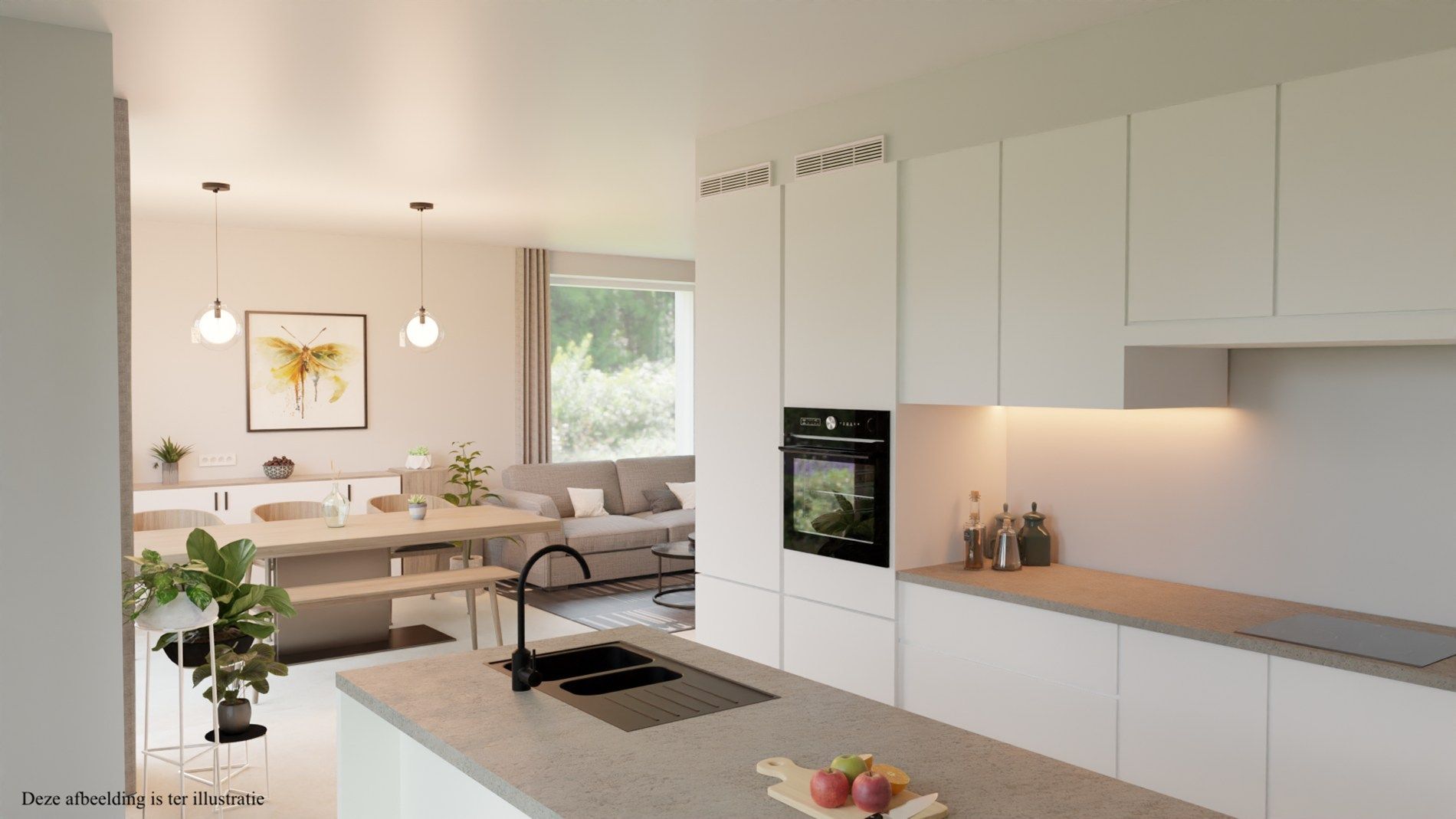 Nieuwbouwwoning met 3 slaapkamers (4 mogelijk) met landelijk uitzicht  foto 5