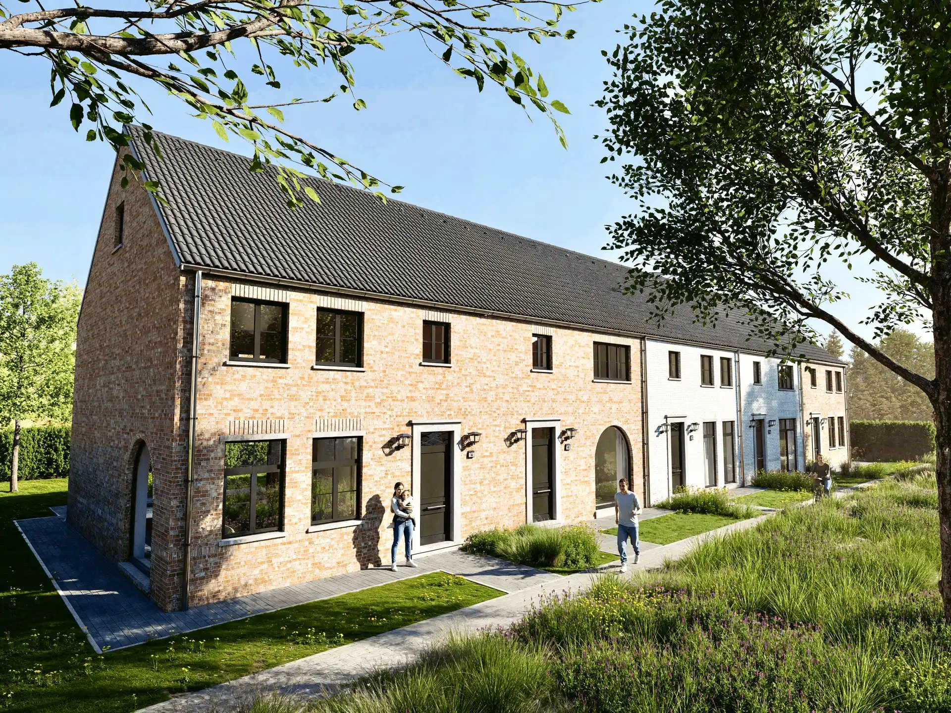 5 energiezuininge nieuwbouwwoningen met tuin.  foto 4