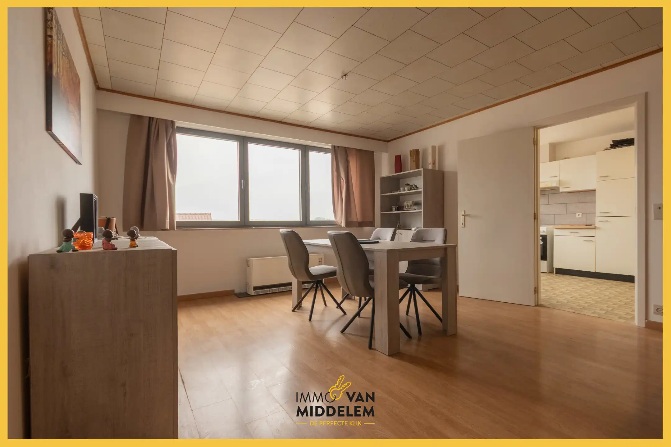 LICHTRIJK en RUIM APPARTEMENT MET 2 KAMERS & GARAGE  foto 5