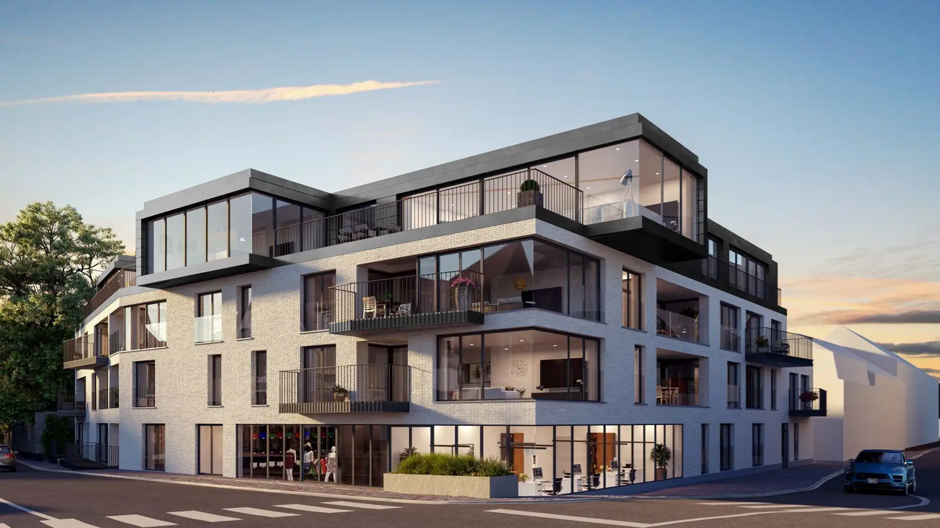 ZWEVEGEM - Nieuw en energiezuinig gelijkvloers appartement met 1 slaapkamer en terras! foto 10