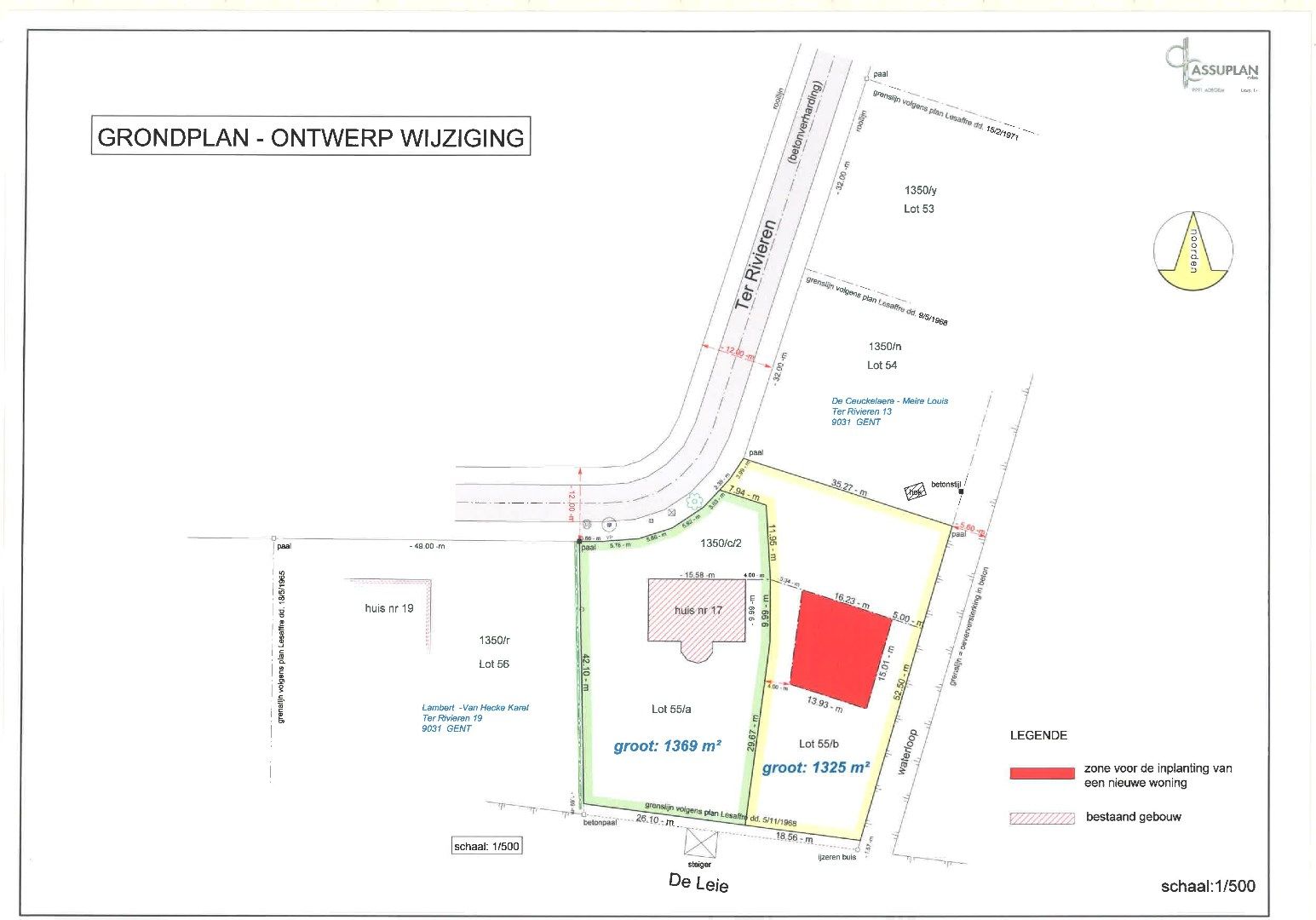 Zuidgeoriënteerde bouwgrond op een  perceel van  1325m²  foto {{pictureIndex}}