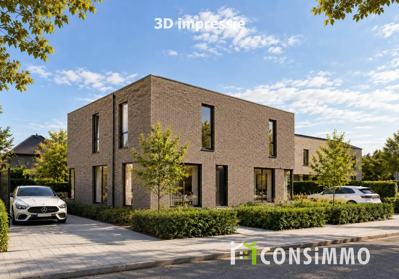Hoogwaardige en energiezuinige nieuwbouwwoning met zuidwestgerichte tuin in Oud-Termien foto {{pictureIndex}}