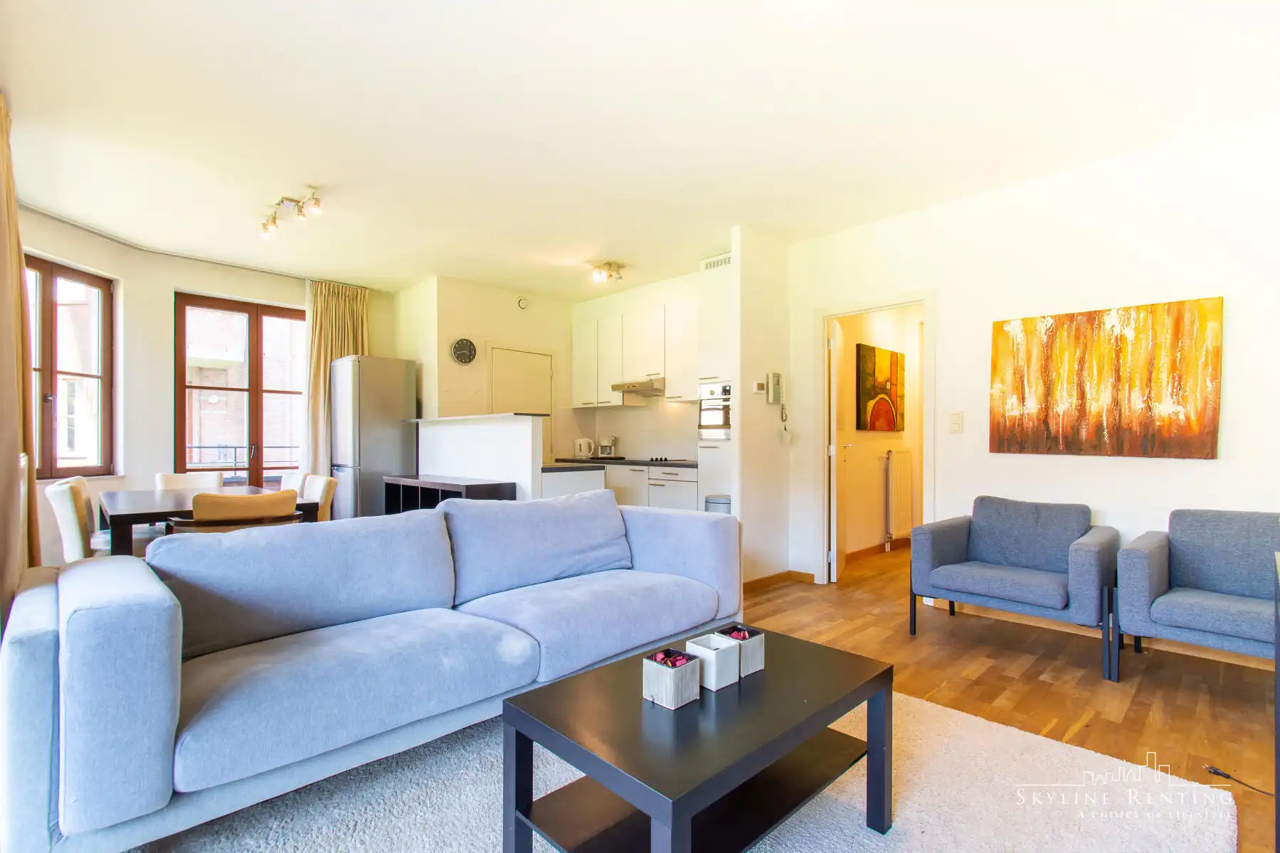 LICHTRIJK - Gemeubeld appartement 3 slpk. met terrassen foto 3