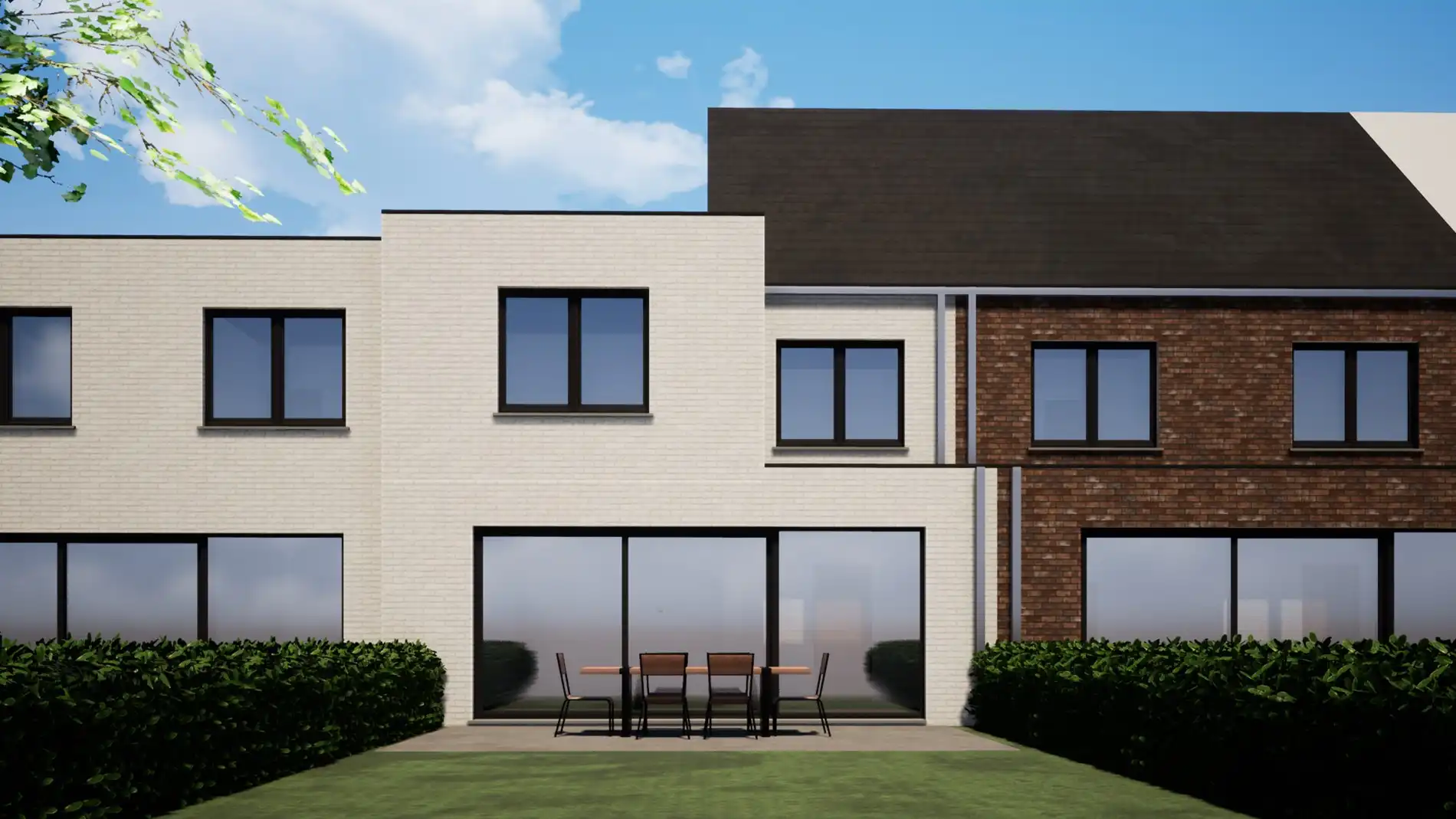 Ruime nieuwbouwwoning met uitweg op centrale ligging te Eernegem foto 5