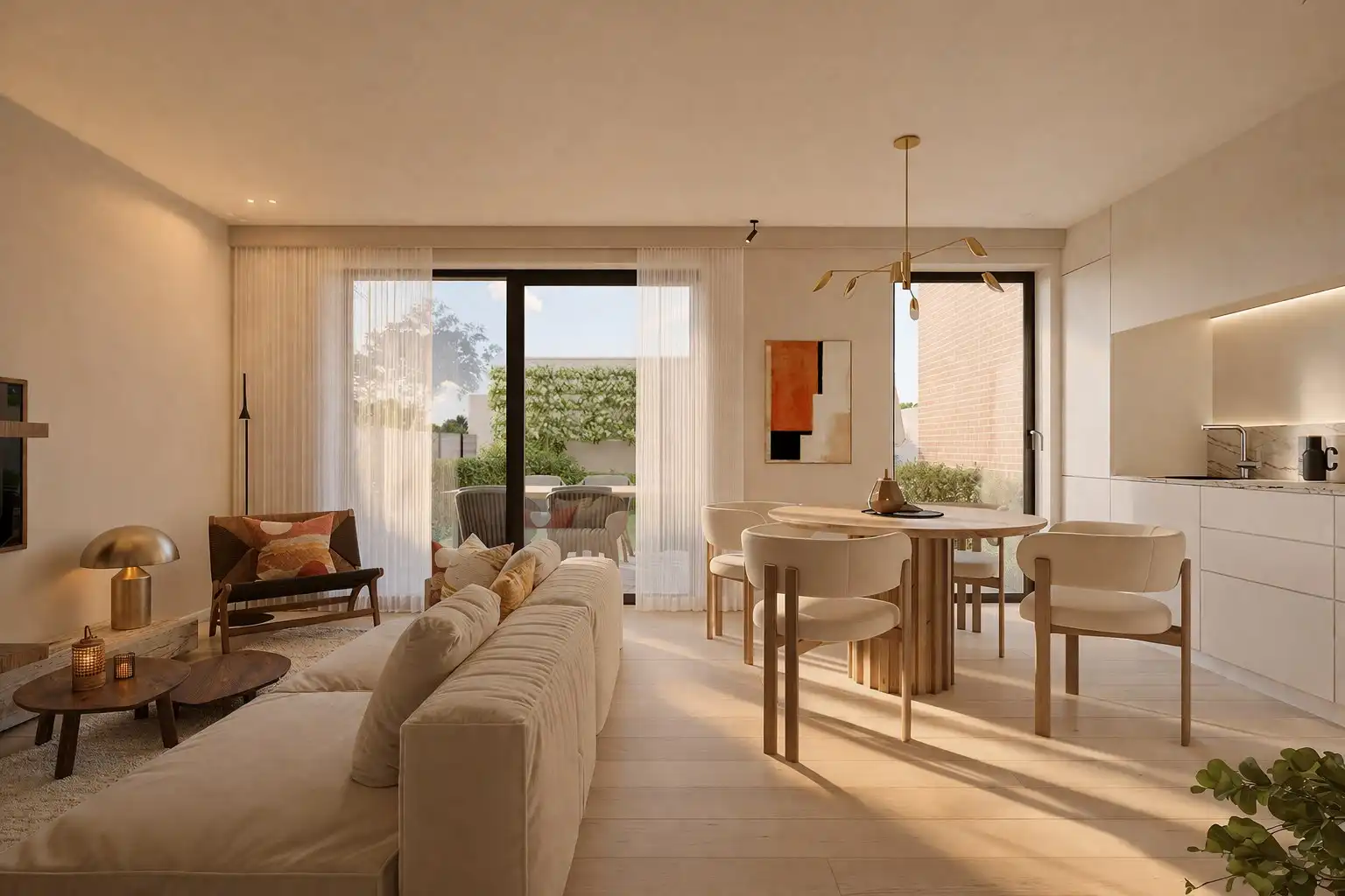 Nieuwbouwappartement met zonnige tuin te Maldegem foto {{pictureIndex}}