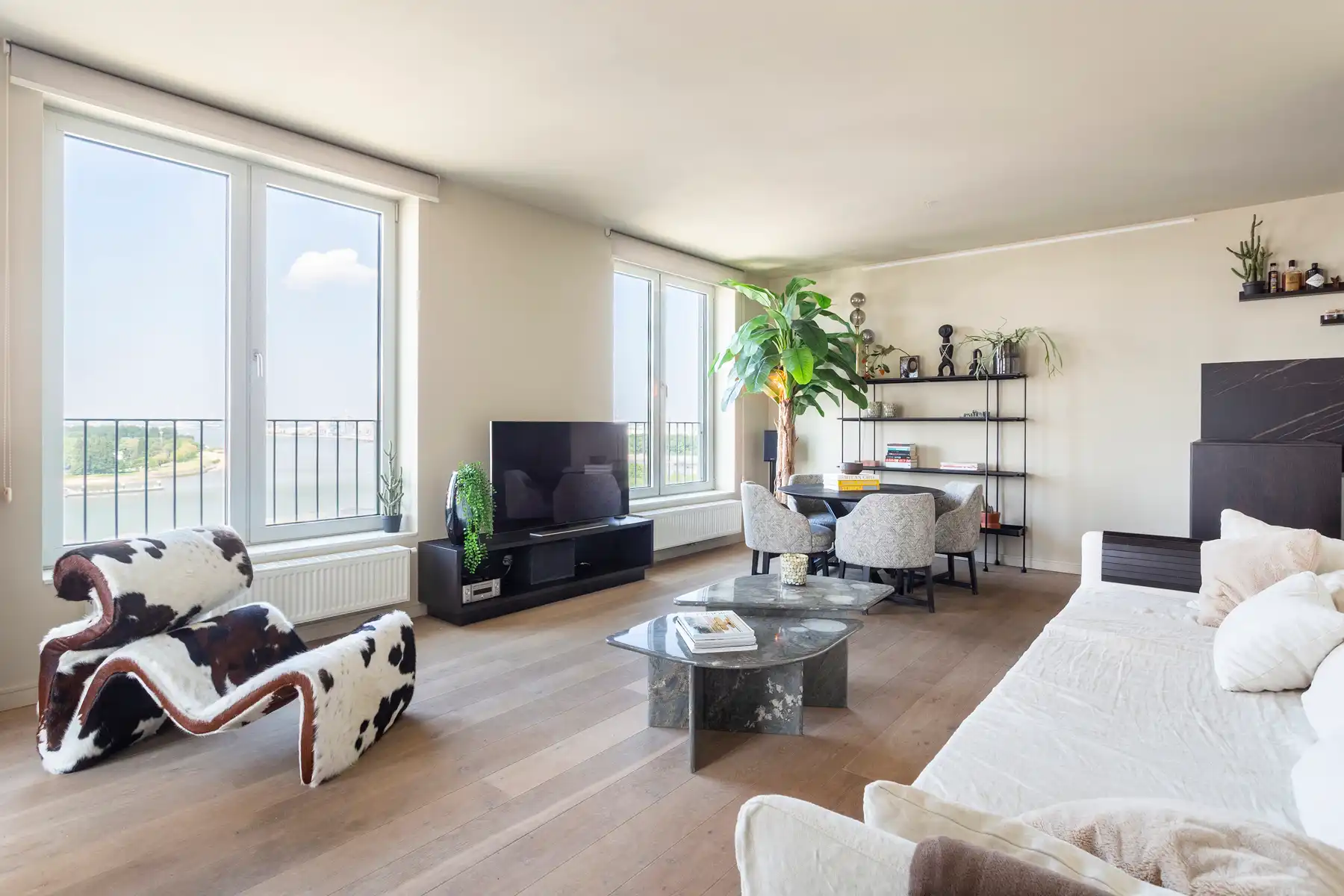 Lichtrijk appartement met unieke zichten over het Eilandje foto 15