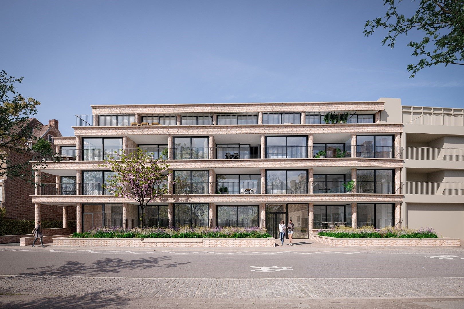 Nieuwbouwappartement met 3 slaapkamers te Kristus-Koning (Brugge) foto 3