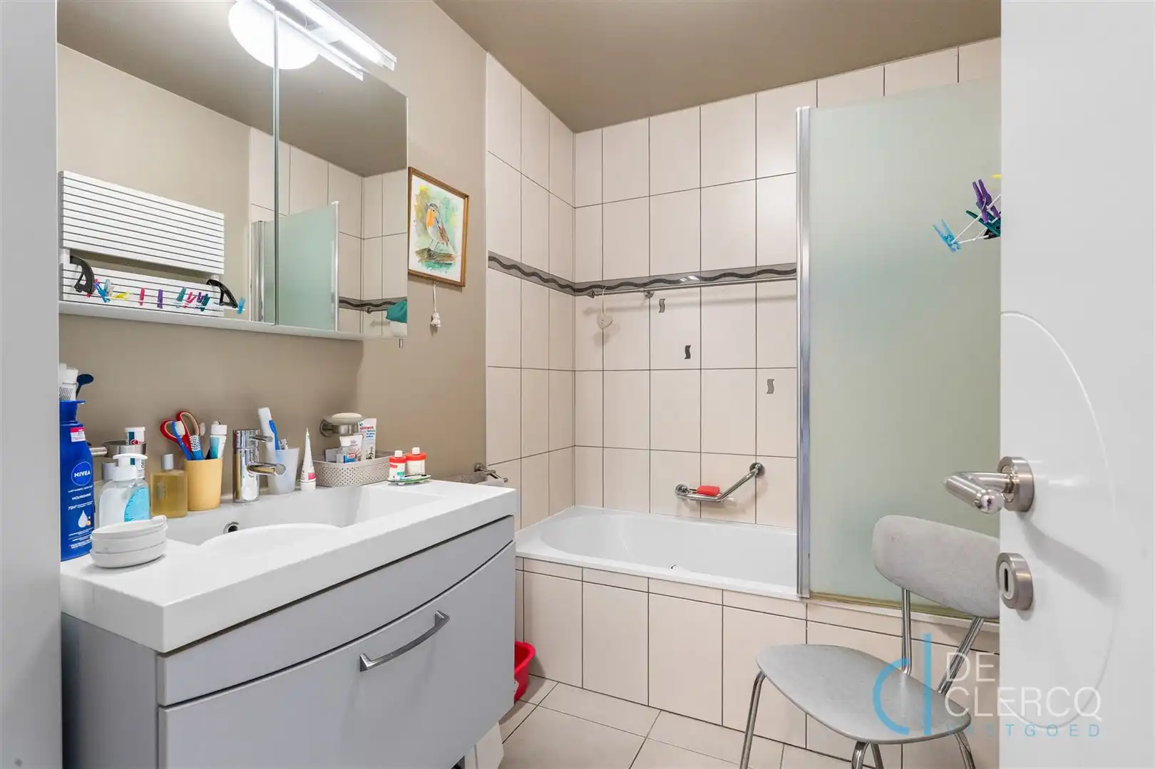 Appartement met garage en wijds zicht op centrum Lochristi  foto 7