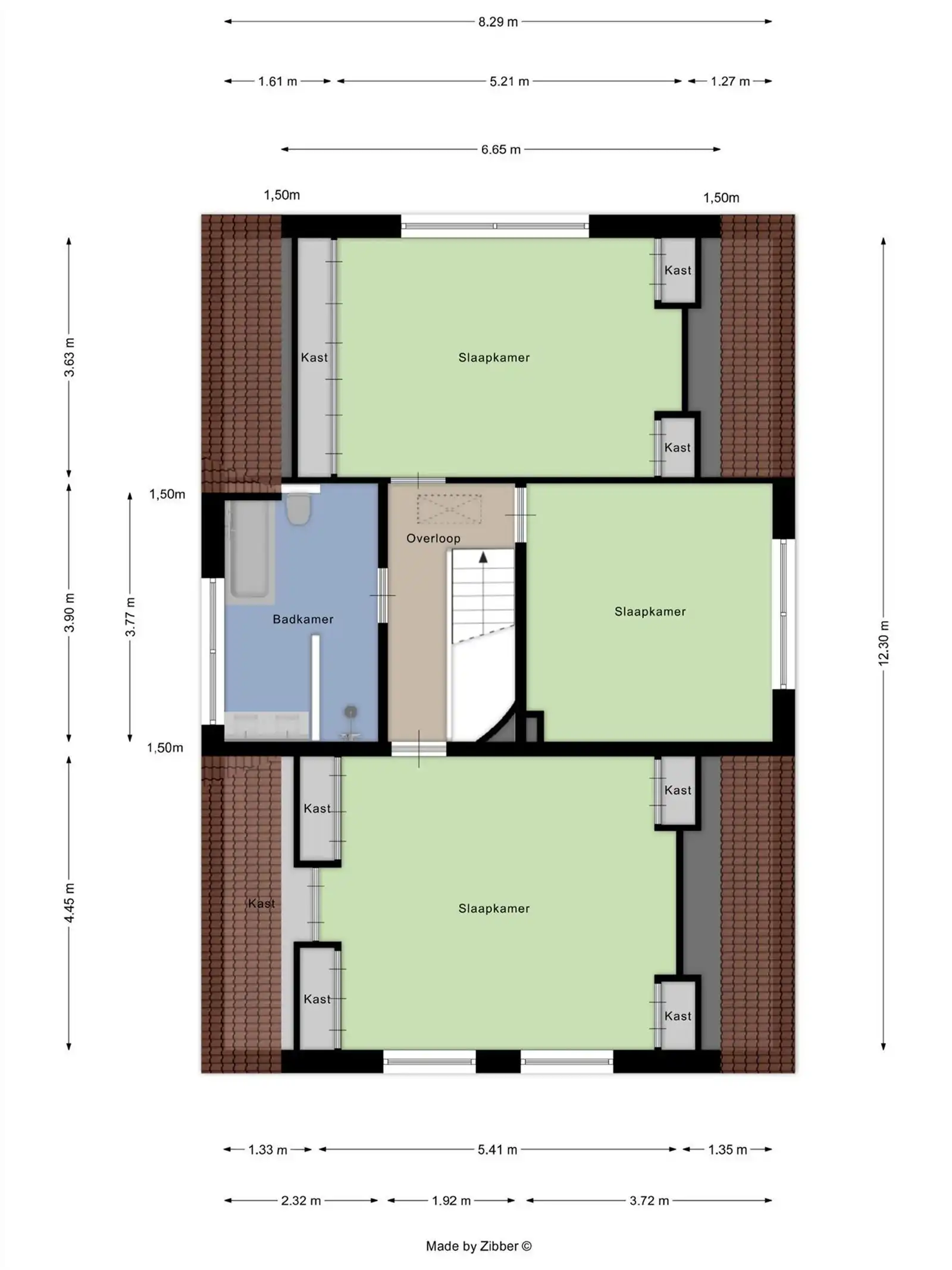 Zeer ruime villa (340m²) op een terrein van 7a38ca foto 13
