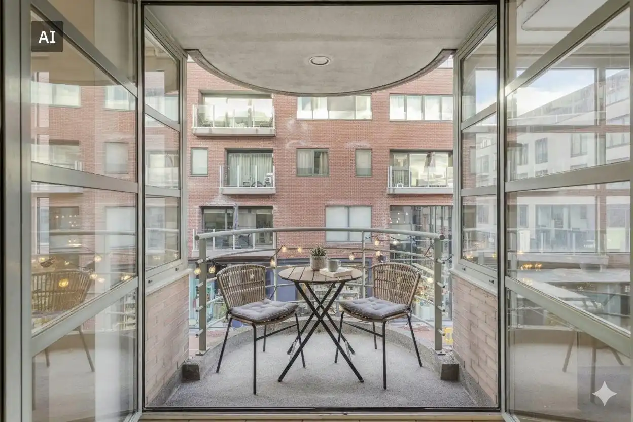 Instapklaar energiezuinig appartement met 2 slaapkamers in hartje Roeselare foto 3