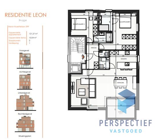 High-end nieuwbouwappartement met GROOT TERRAS foto 21