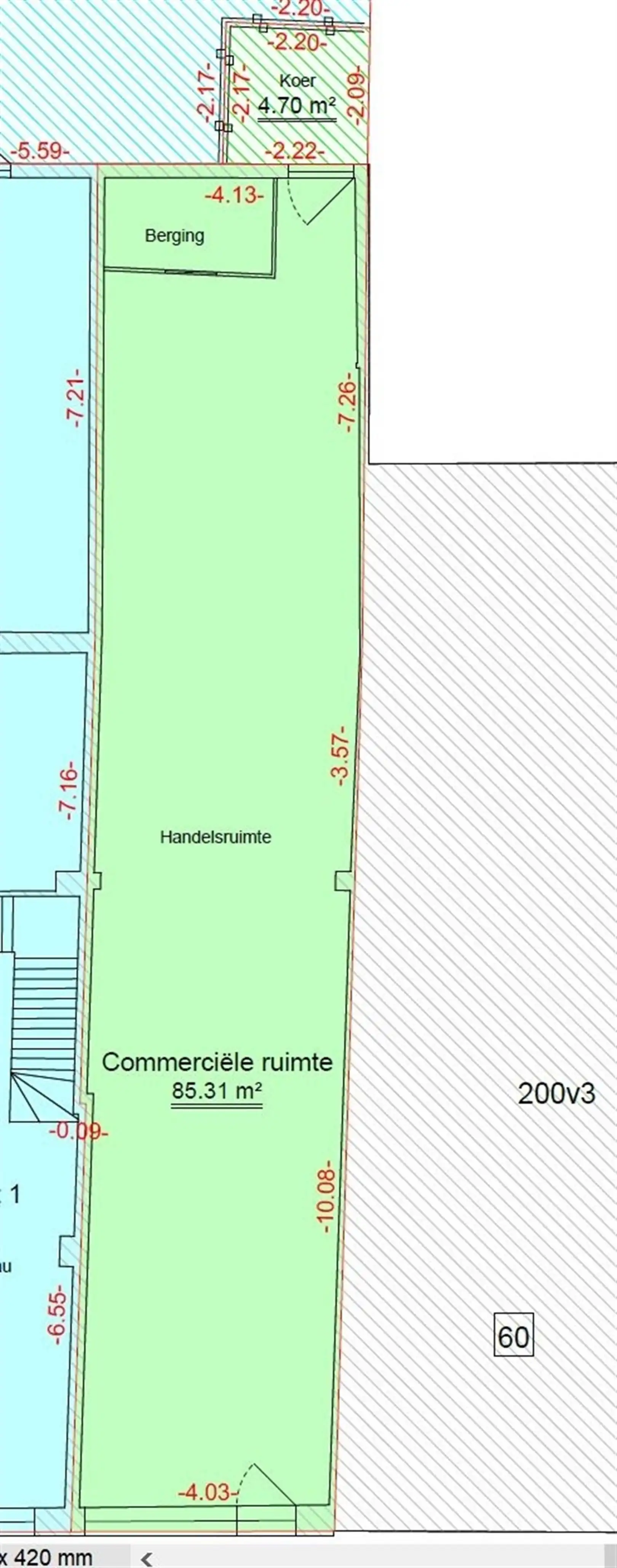 Volledig gerenoveerde handel- of kantoorruimte gelegen op commerciële locatie te Mechelsesteenweg te Dendermonde foto 6