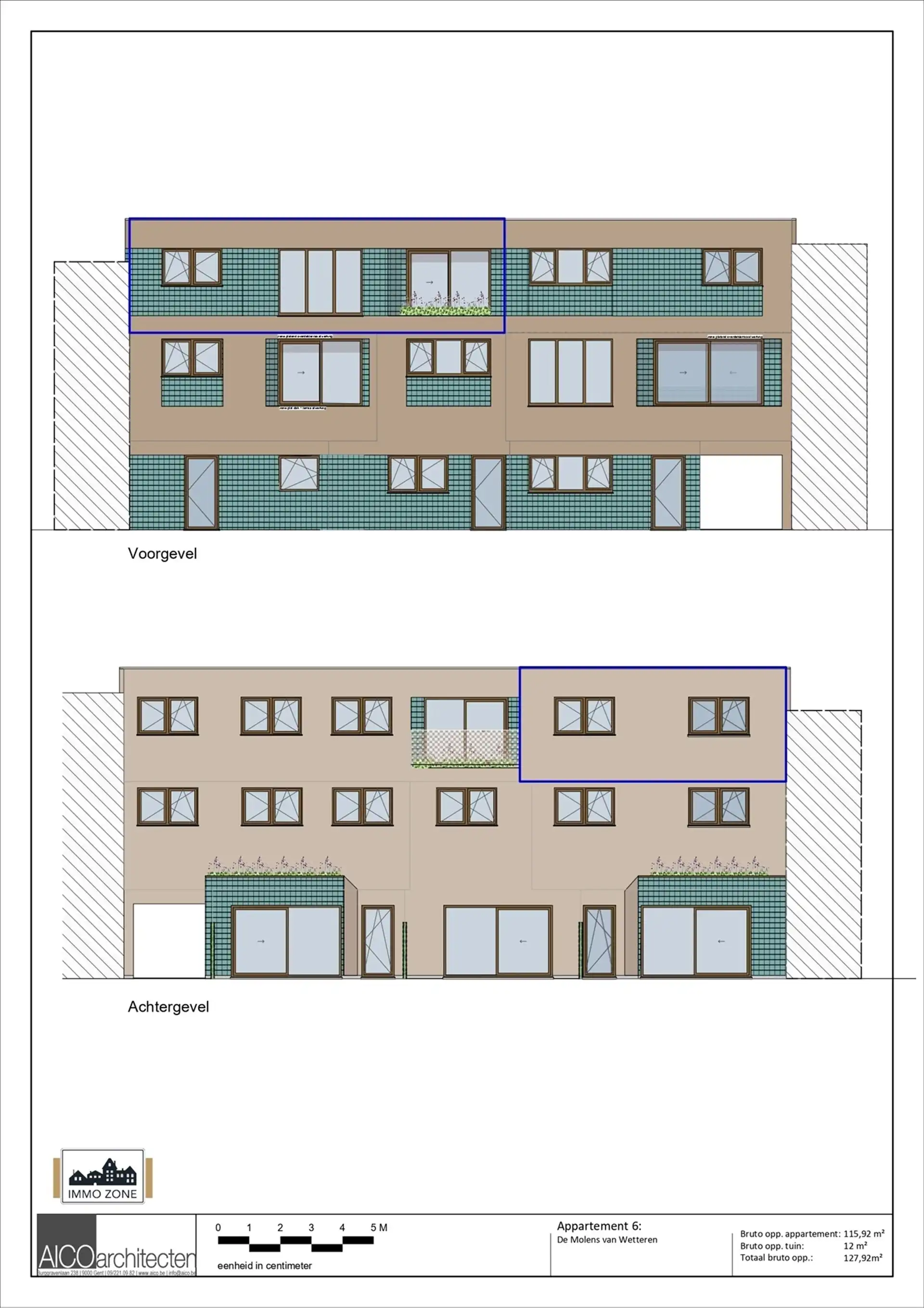 Nieuwbouw 3 slaapkamer appartement in centrum Wetteren foto 9