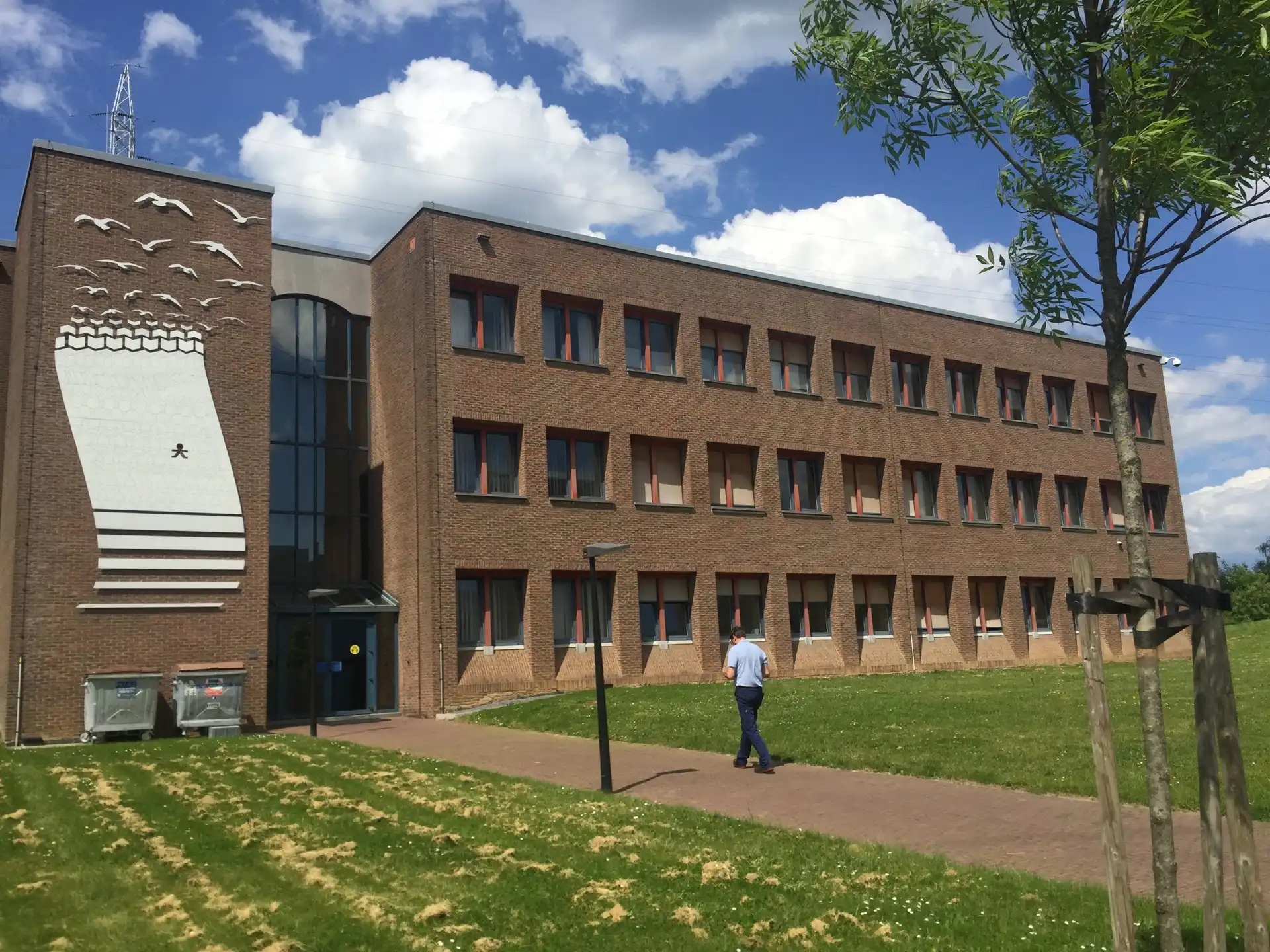 Magazijn 4.236m²+ 8 loskades  en verharde terreinen te huur. foto 5