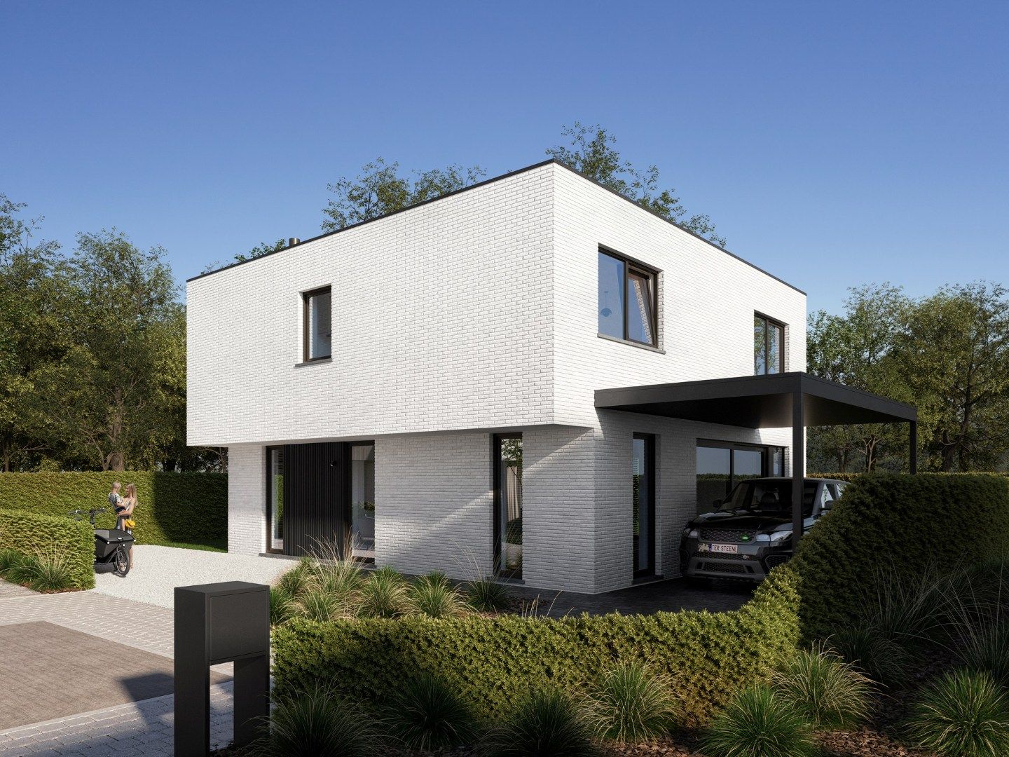 Nieuwbouwwoning met 4 slaapkamers op een uitstekende ligging in centrum Jabbeke foto {{pictureIndex}}