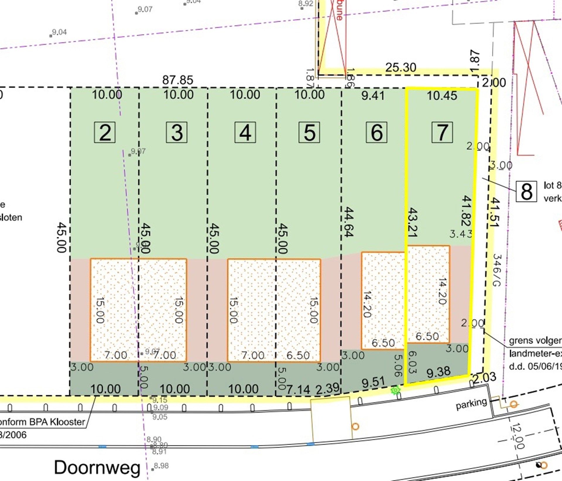 Unieke kans: bouwgrond LOT 7  in de Doornstraat, Wichelen foto 2