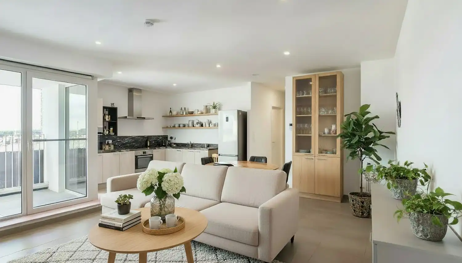 Nieuwbouw app. met 2 slpkrs te Lier foto {{pictureIndex}}