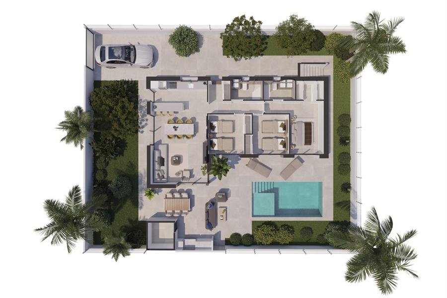 Nieuwbouw villa's in Polop foto 7