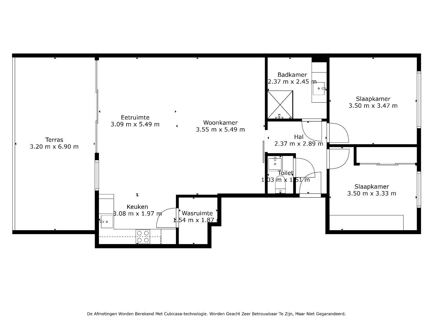 RECENT 2 SLPK-APPARTEMENT MET EPC LABEL A TE OPGRIMBIE !  foto 22