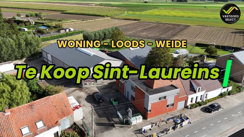 Te koop: Ruime woning met loods en weide totaal 2624 m² in Sint-Laureins foto 2