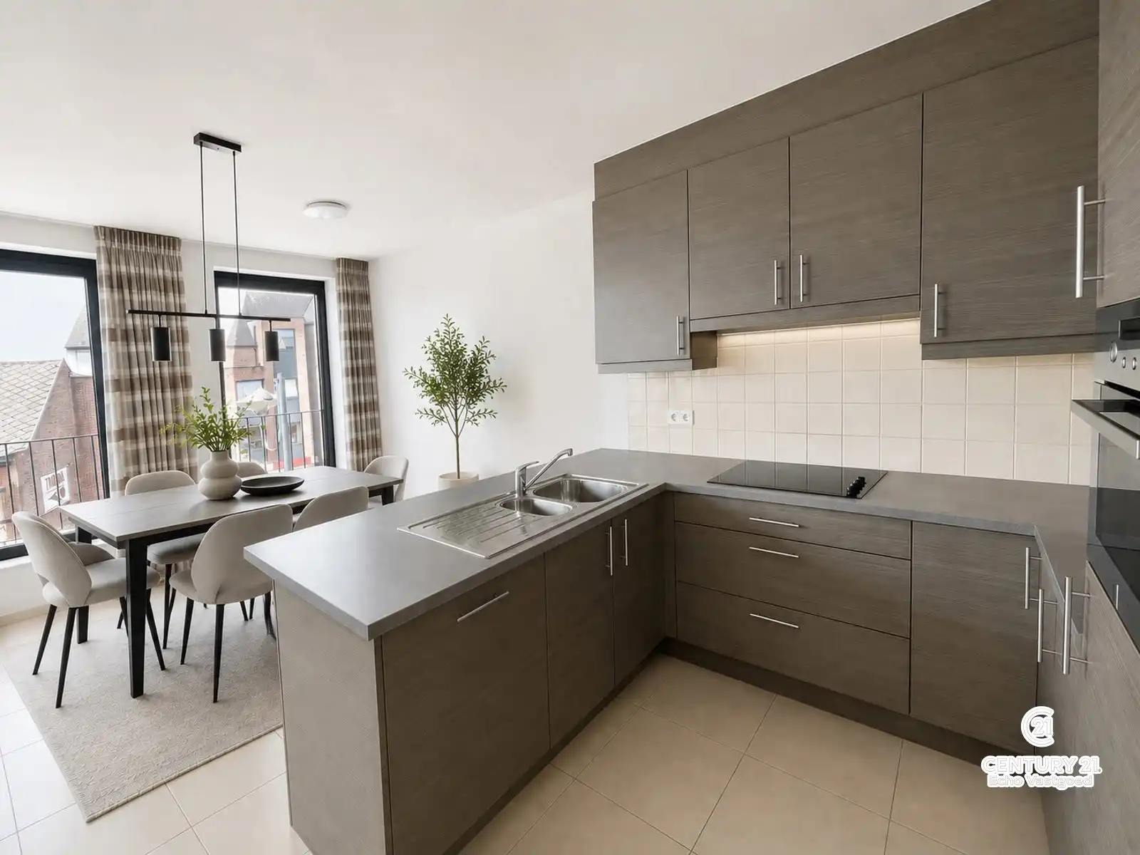 Centraal gelegen 2slpk appartement met garagebox foto 5