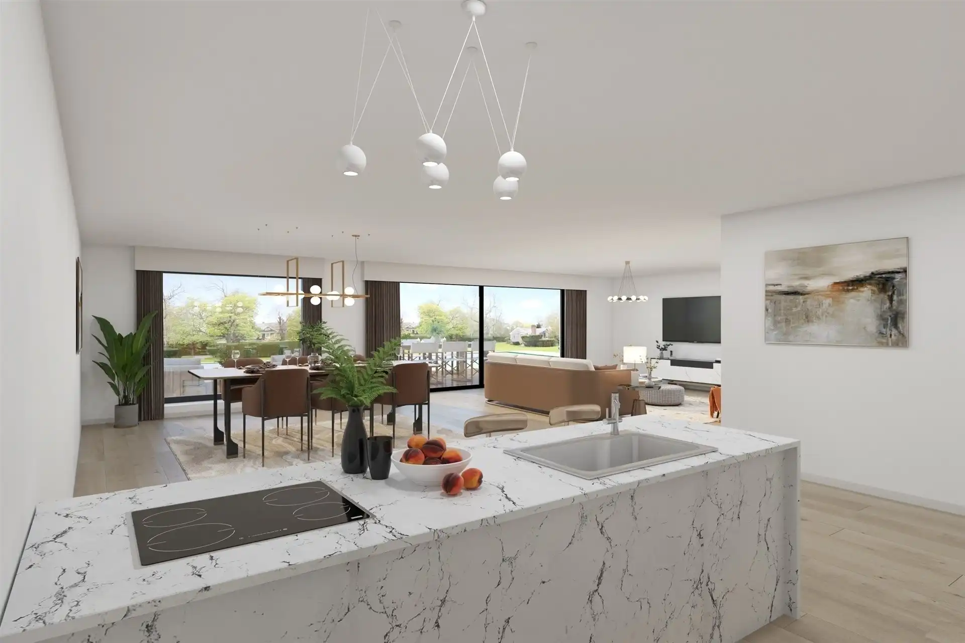 Residentie ARBOR - Ruim gelijkvloersappartement (128m²) met 2 slaapkamers en tuin foto 2