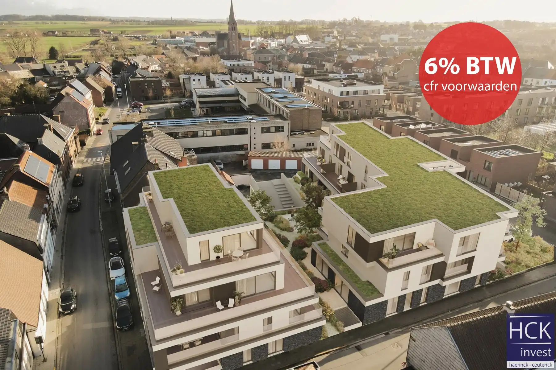 KRUISHOUTEM | POSTILJON | Uniek & groen woonproject met 24 appartementen foto {{pictureIndex}}