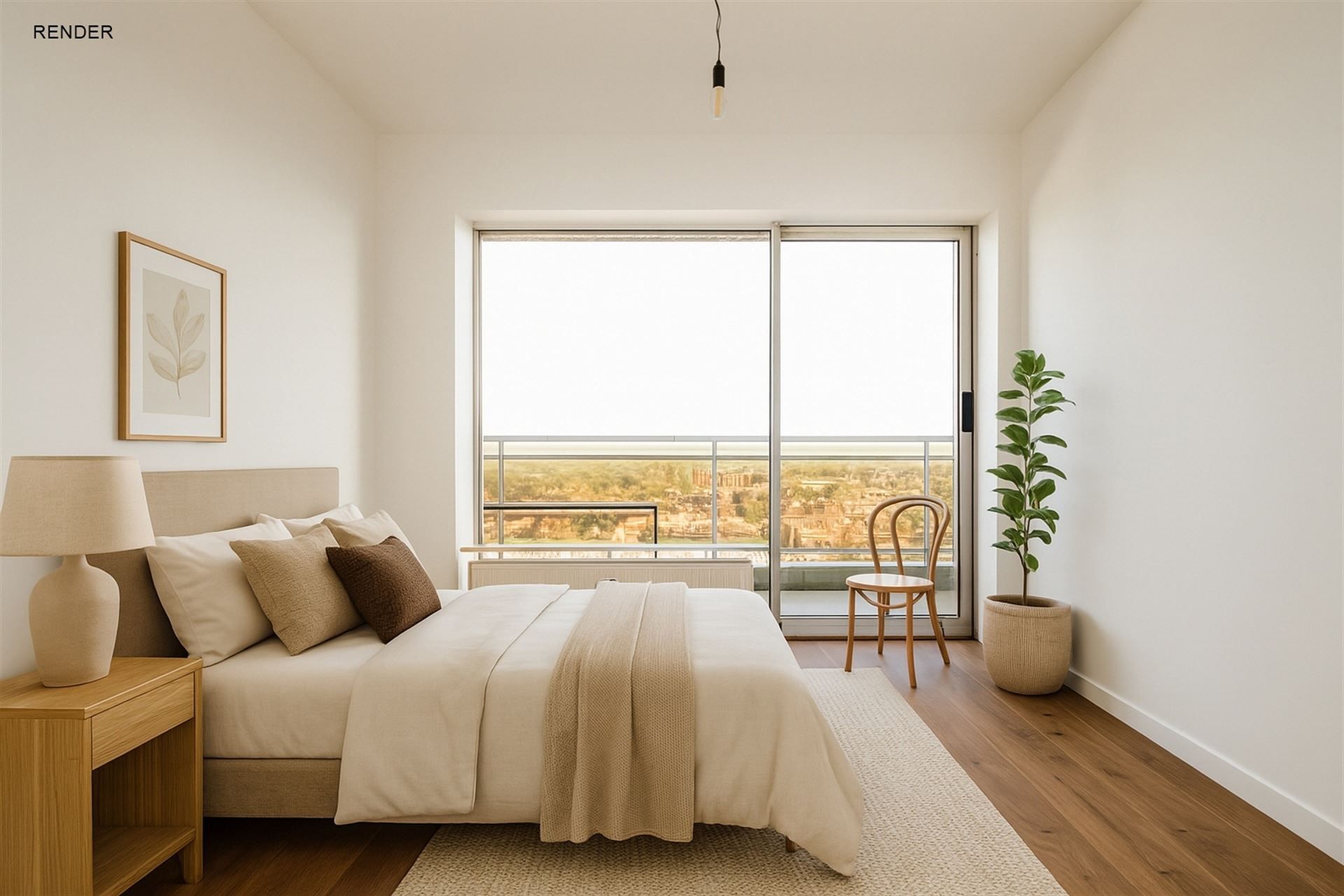 Appartement met 1 slpk en terras op 8ste verdieping foto 7