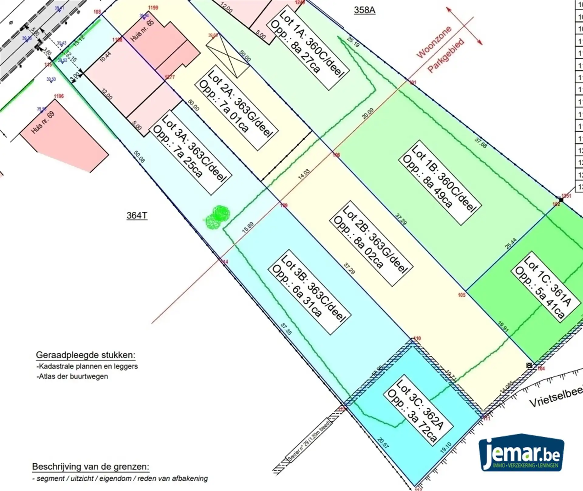 Royale bouwgrond voor halfopen bebouwing van maar liefst 17a28ca! foto 3