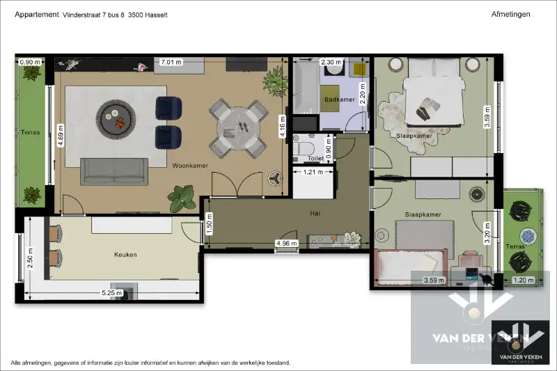 100% GERENOVEERD APPARTEMENT MET 2 SLAAPKAMERS OP TOPLOCATIE foto 11