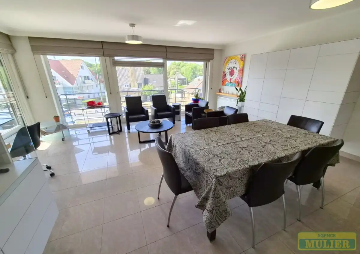 APPARTEMENT AAN ZONNEKANT MET ZICHT OP HET CALMEYNBOS TE KOOP IN DE PANNE foto 3