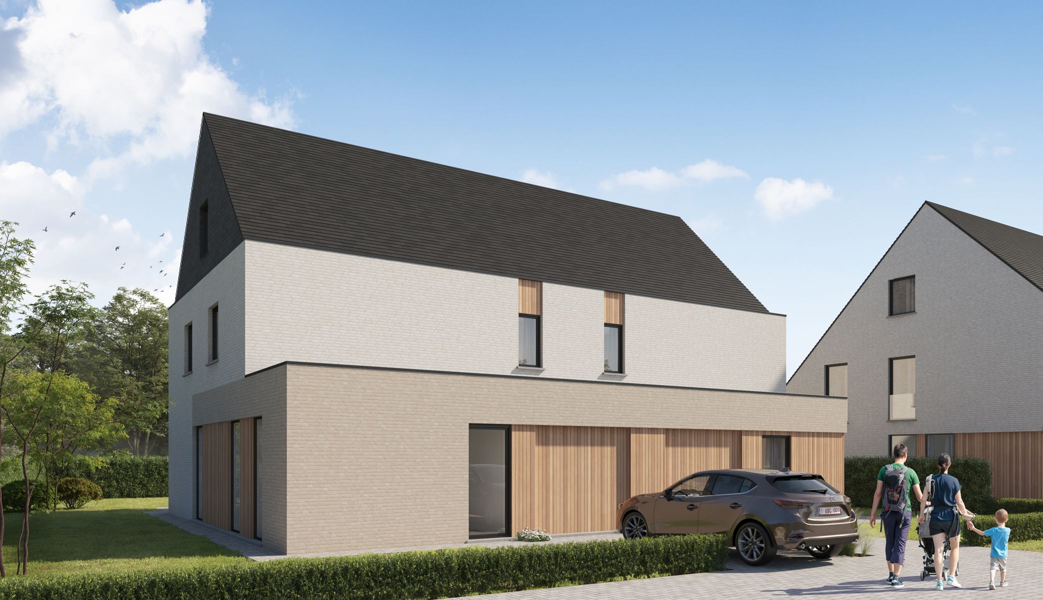 Tijdloze, halfopen woningen foto 2