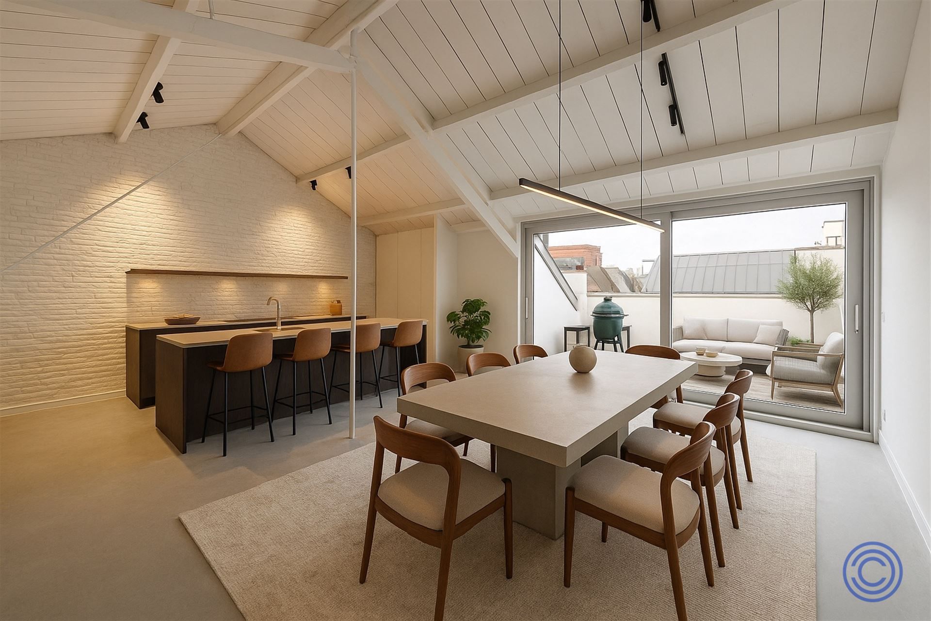 Energiezuinige loft ca.173 m² met terras aan MAS! foto 2