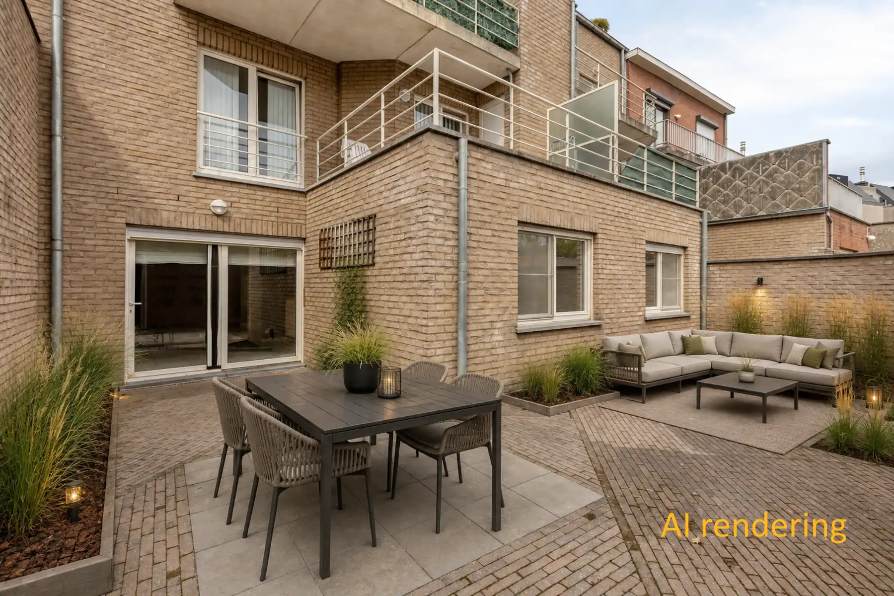 Instapklaar gelijkvloersapp met 2 slp, terras en garage! foto 20