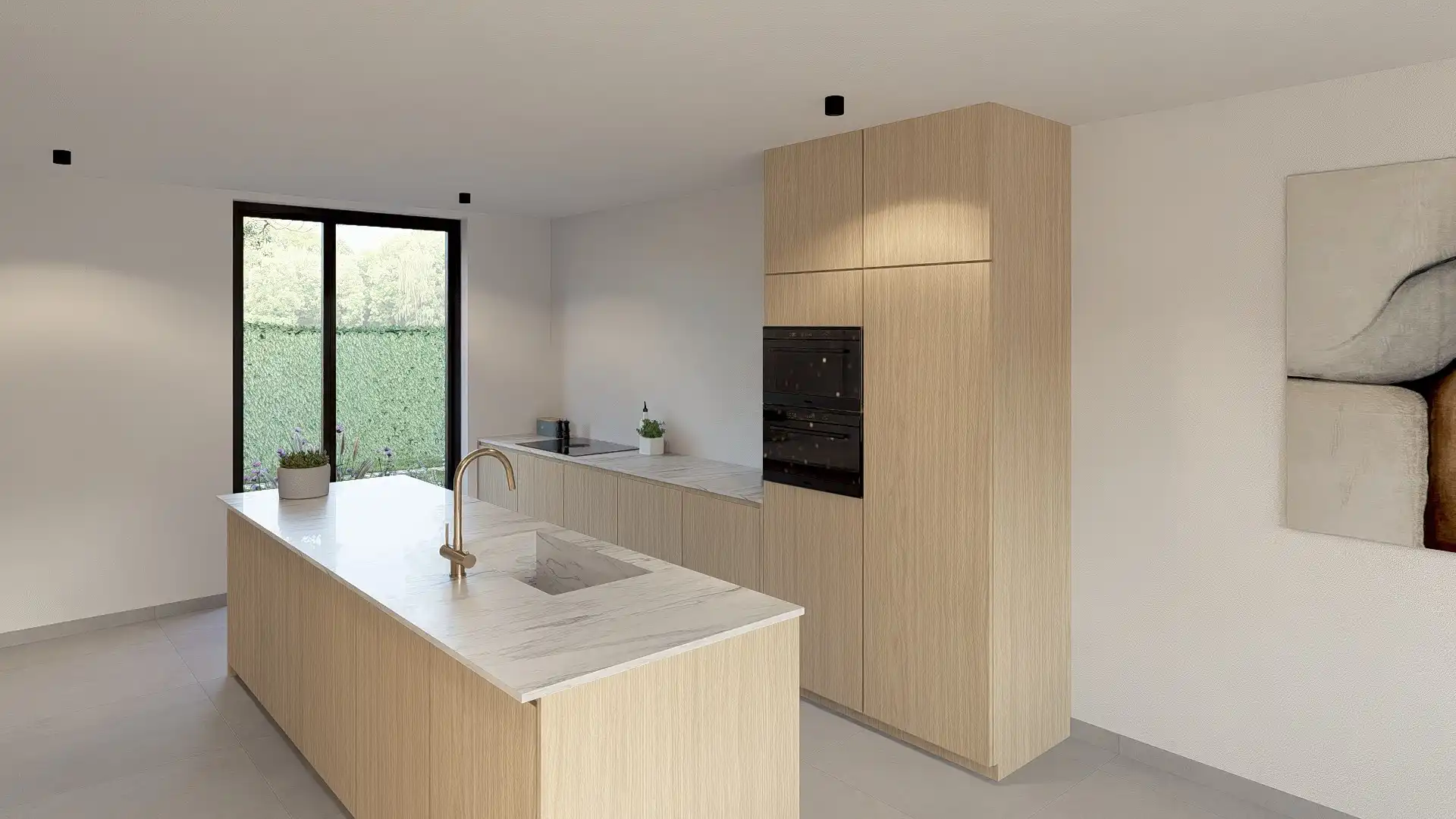 Nieuwbouwwoning op 2a10ca met 2 slpk's en overdekte carport te Maasmechelen foto 13