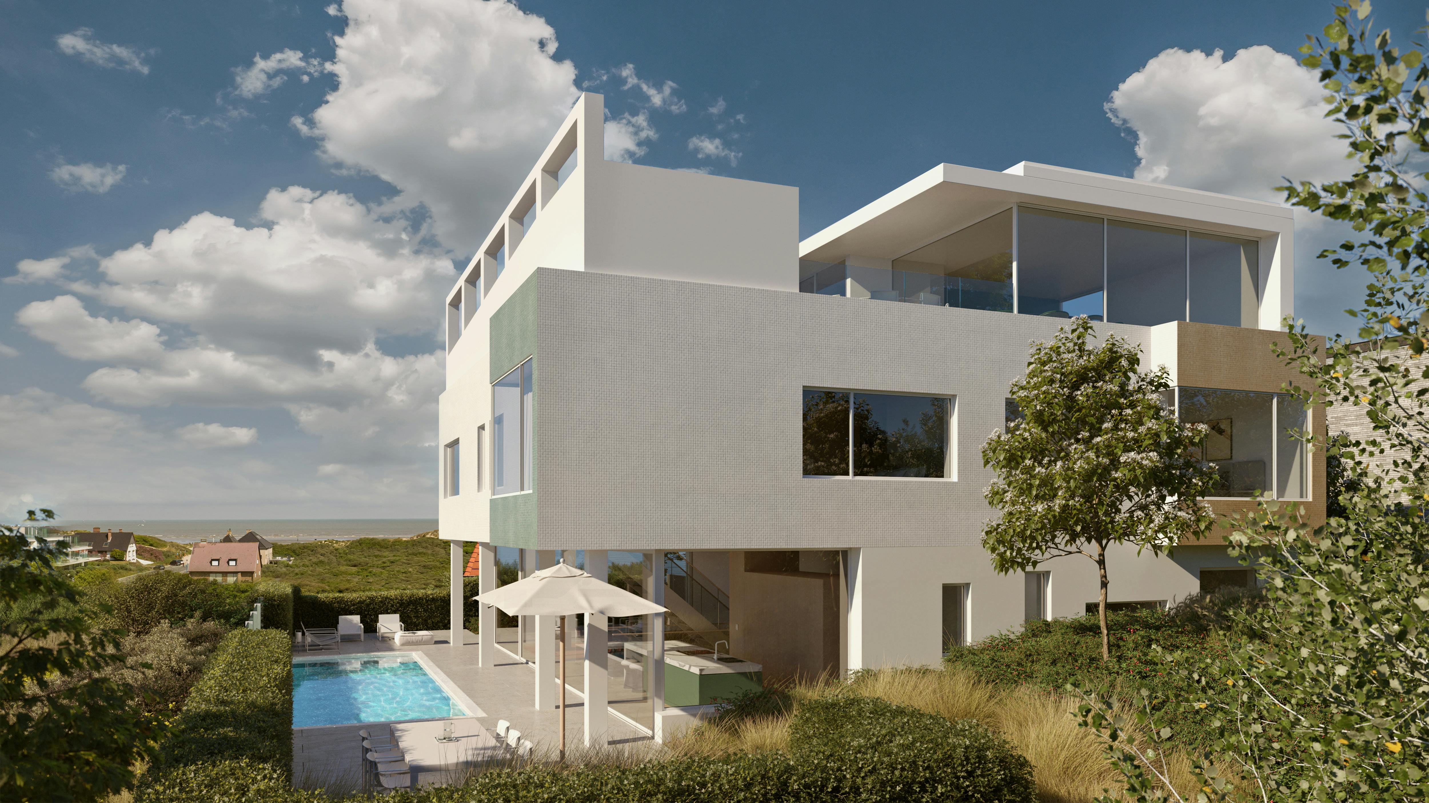 Luxueuze koppelvilla "H" te koop in Oostduinkerke foto 2