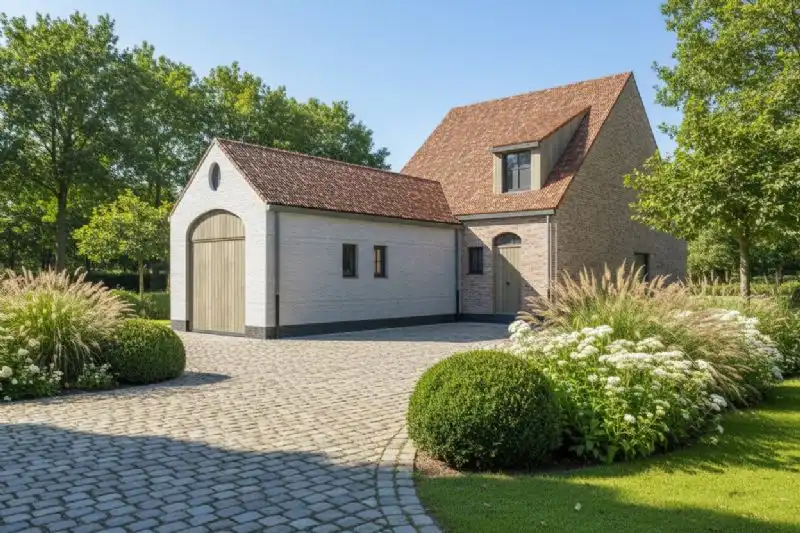 Nieuw te bouwen alleenstaande woning te Dadizele. foto {{pictureIndex}}