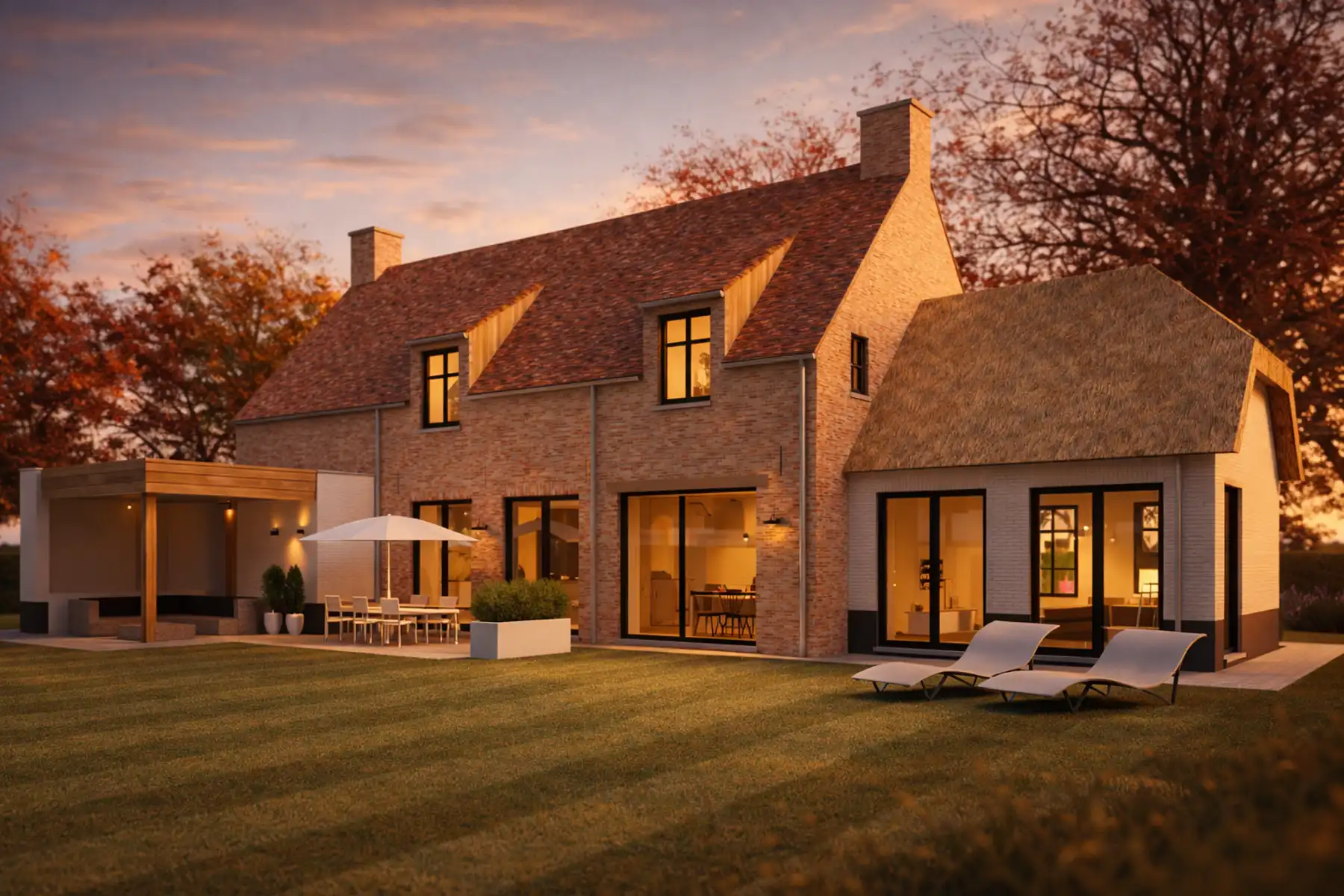 Landelijke nieuwbouwvilla in groenrijk en rustig Schilde foto 2