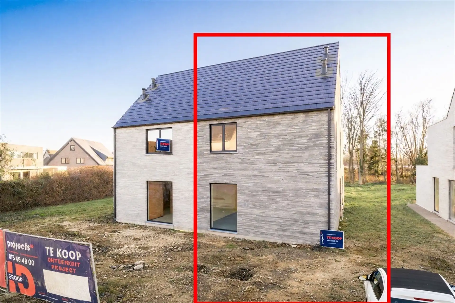 Halfopen nieuwbouwwoning met 4 slpkms en grote zuidgerichte tuin foto 3