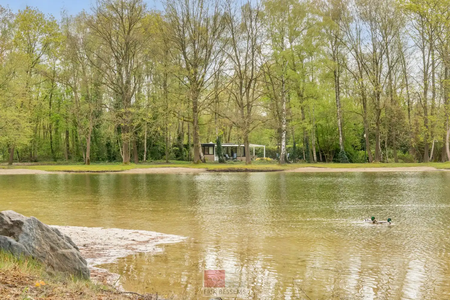 Prachtige, gelijkvloerse vakantiewoning op een toplocatie, vlak bij de grote vijver van de Sonnevijver. foto 21