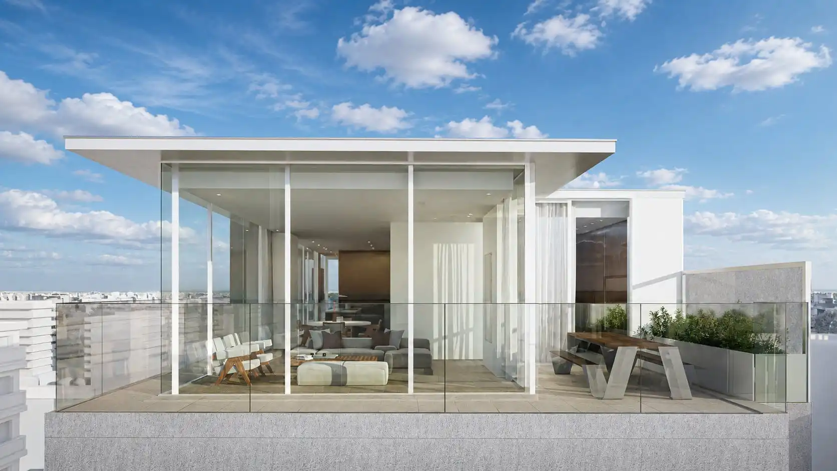 Exclusief nieuwbouwpenthouse met frontaal zeezicht foto {{pictureIndex}}