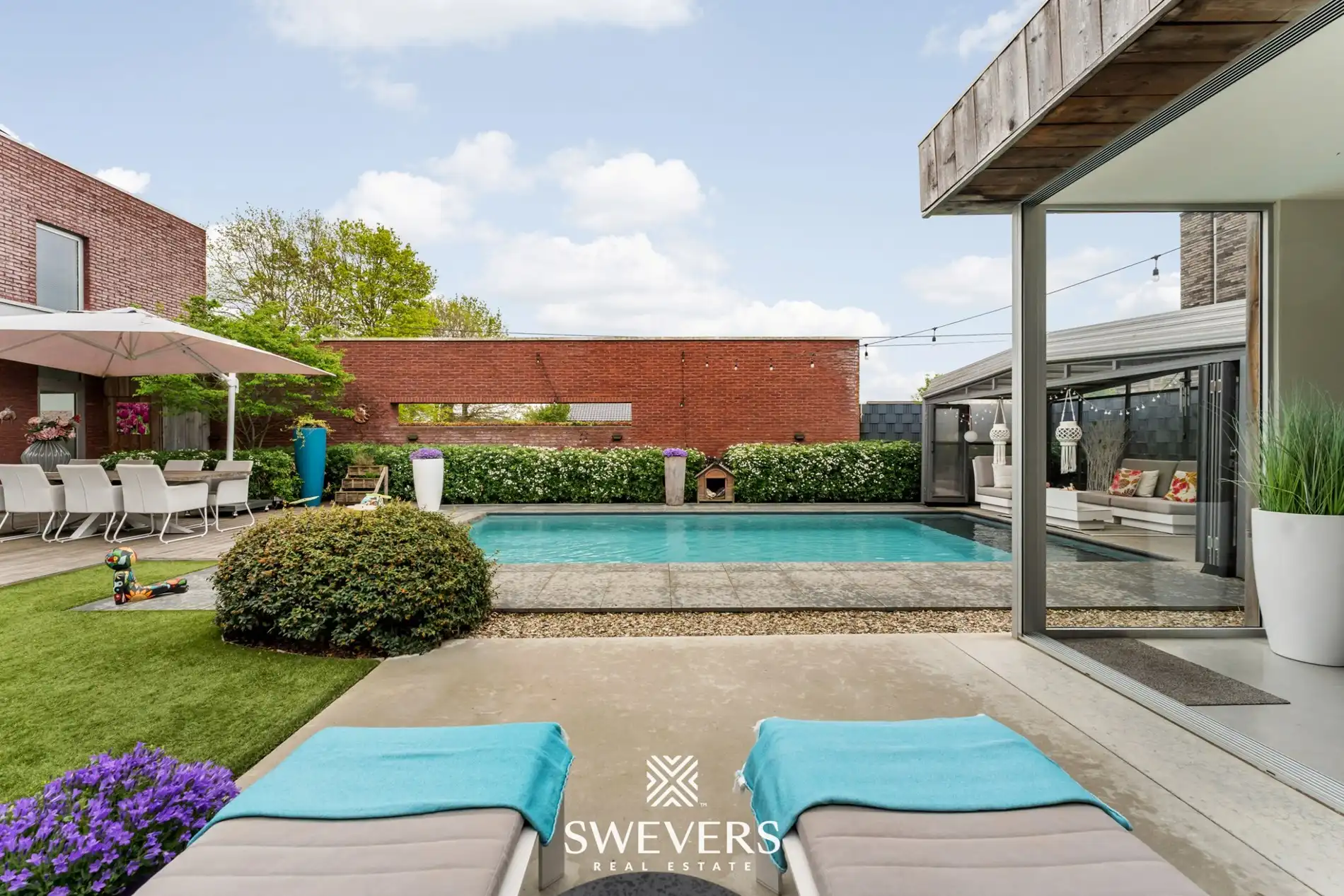 Werken, wonen en genieten in luxevilla met zwembad, poolhouse en magazijn in Koersel foto 36