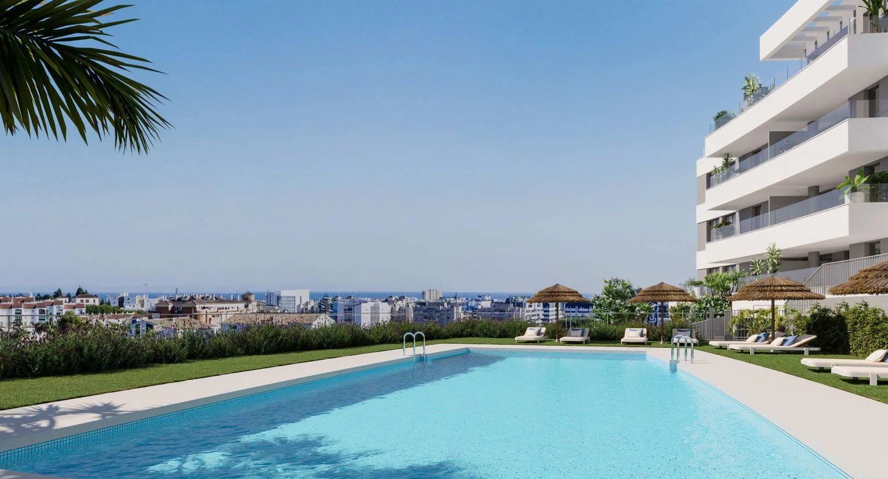 Modern leven in Estepona: luxe appartementen met topvoorzieningen en mooie uitzichten foto {{pictureIndex}}