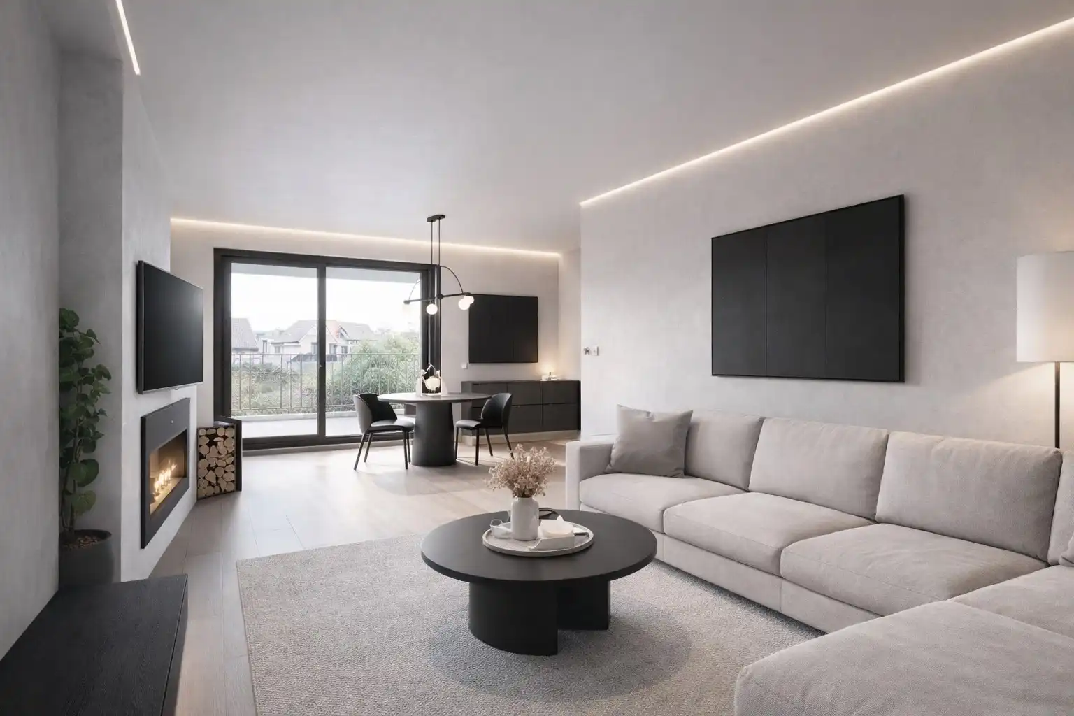 Ruim en lichtrijk appartement met groot terras in Lievegem foto 2