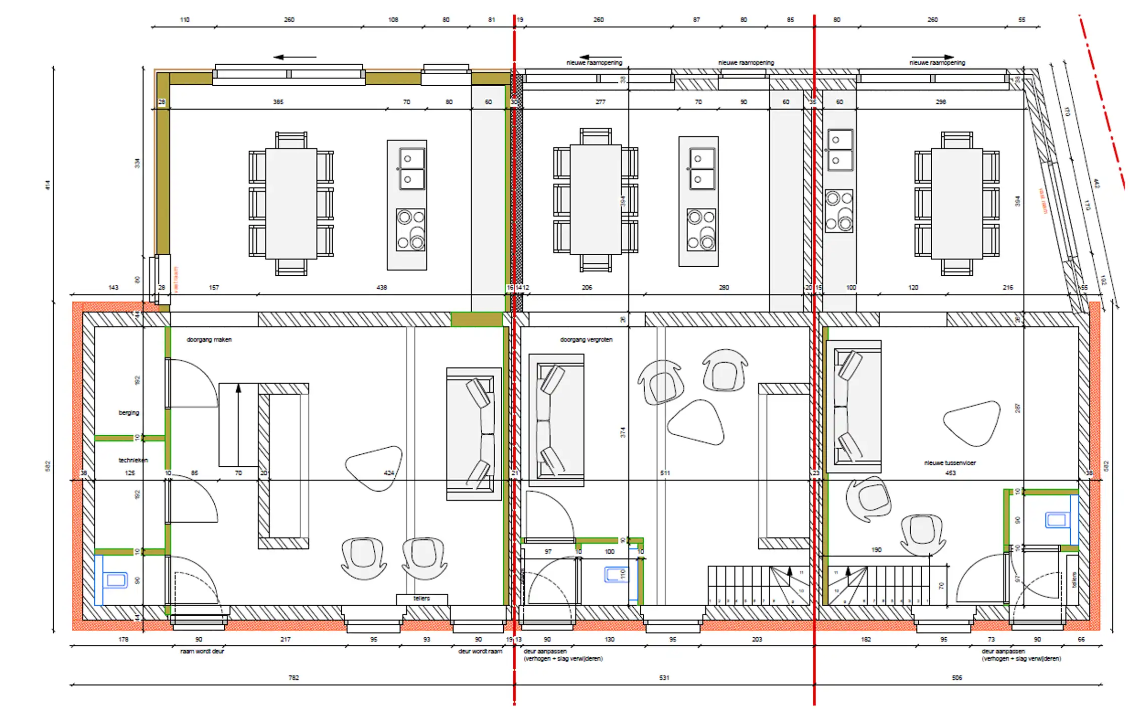 Gesloten bebouwing op een rustige locatie foto 12